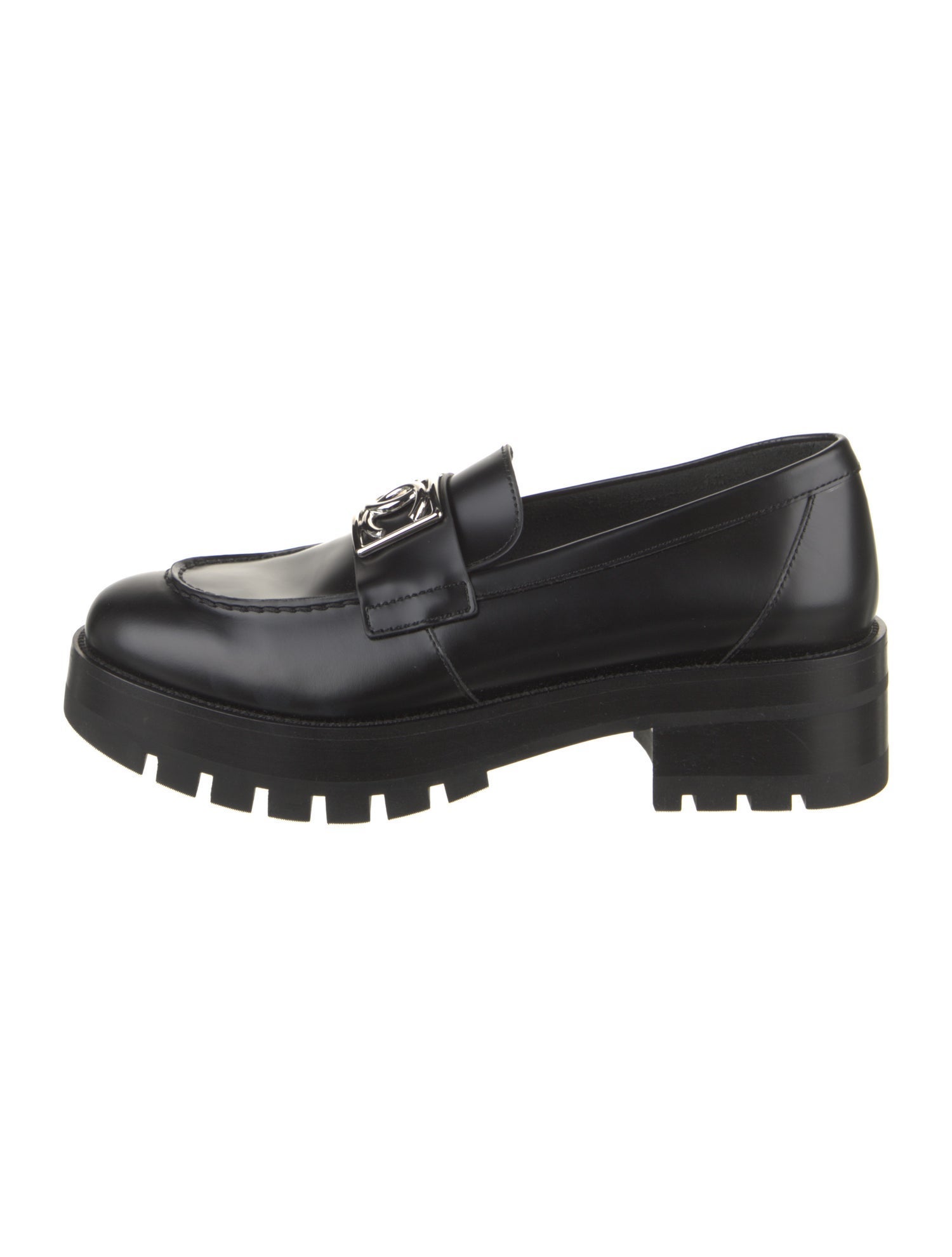 Chanel 2023 Interlocking CC Logo Loafers