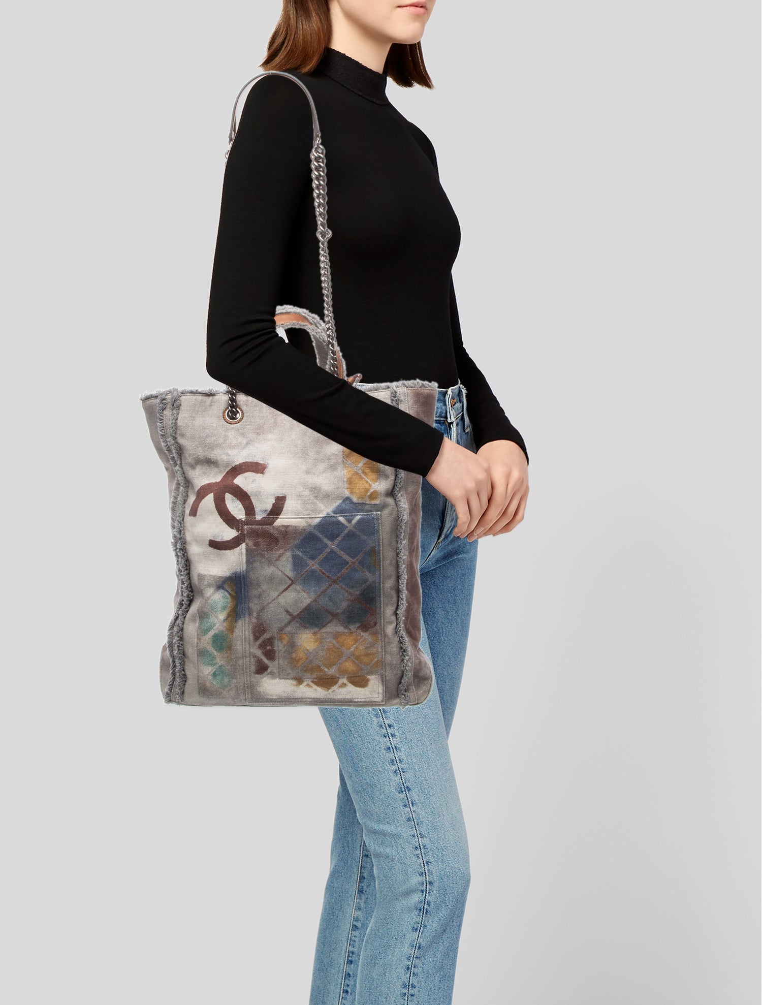 Chanel Graffiti Shopping Tote