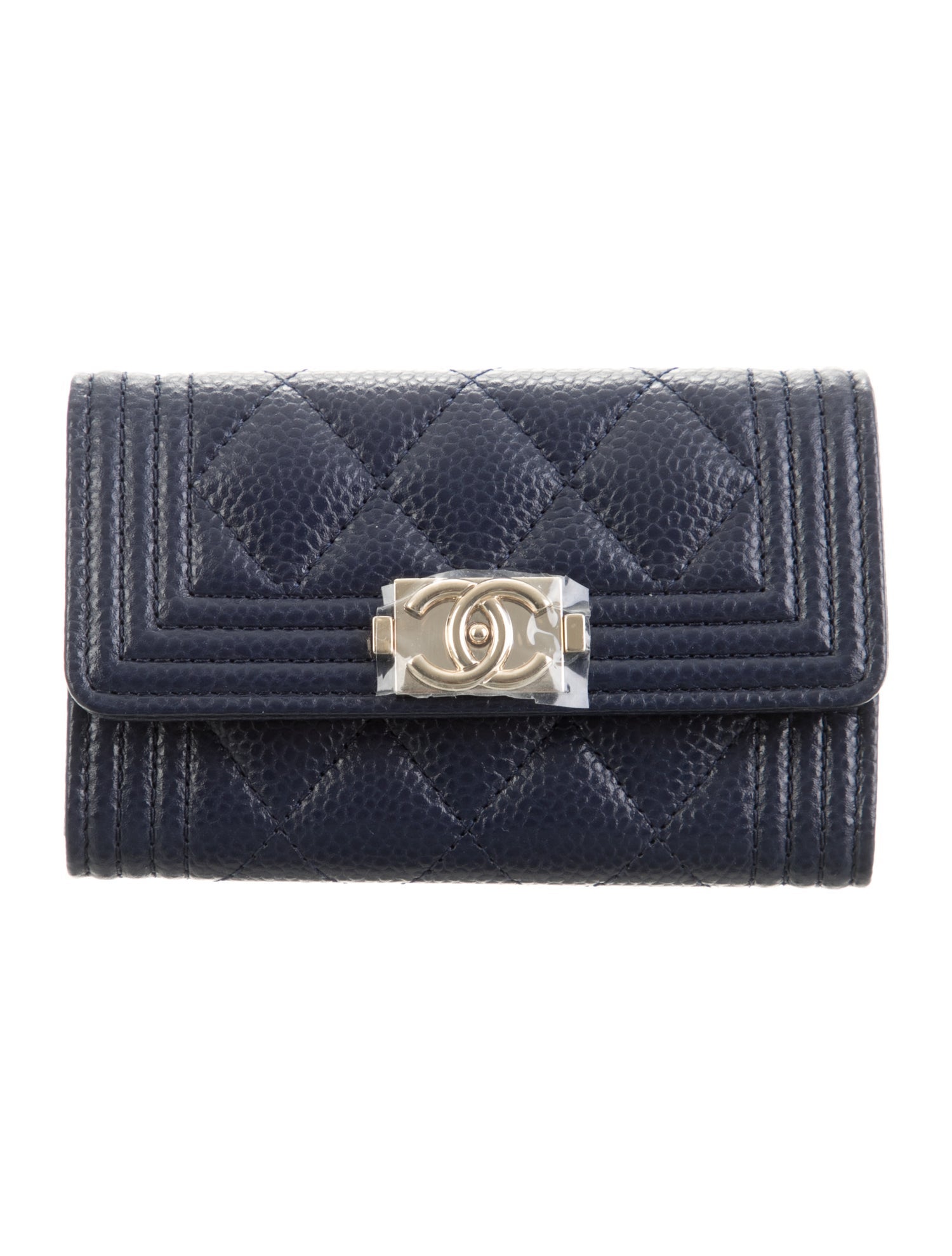 Chanel 2020 Boy Flap Card Holder Compact Wallet w/ Tags
