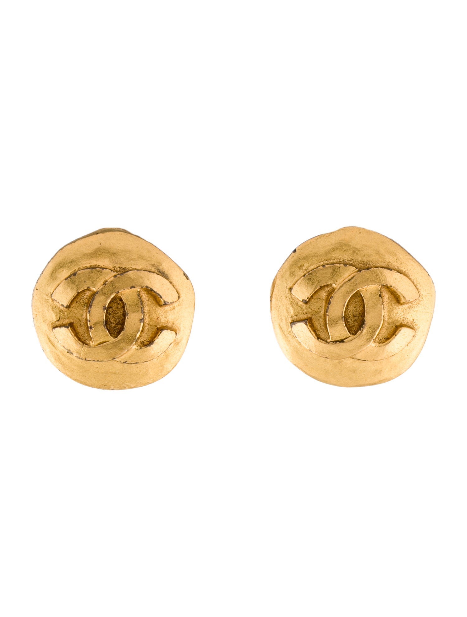 Chanel Vintage CC Clip-On Earrings