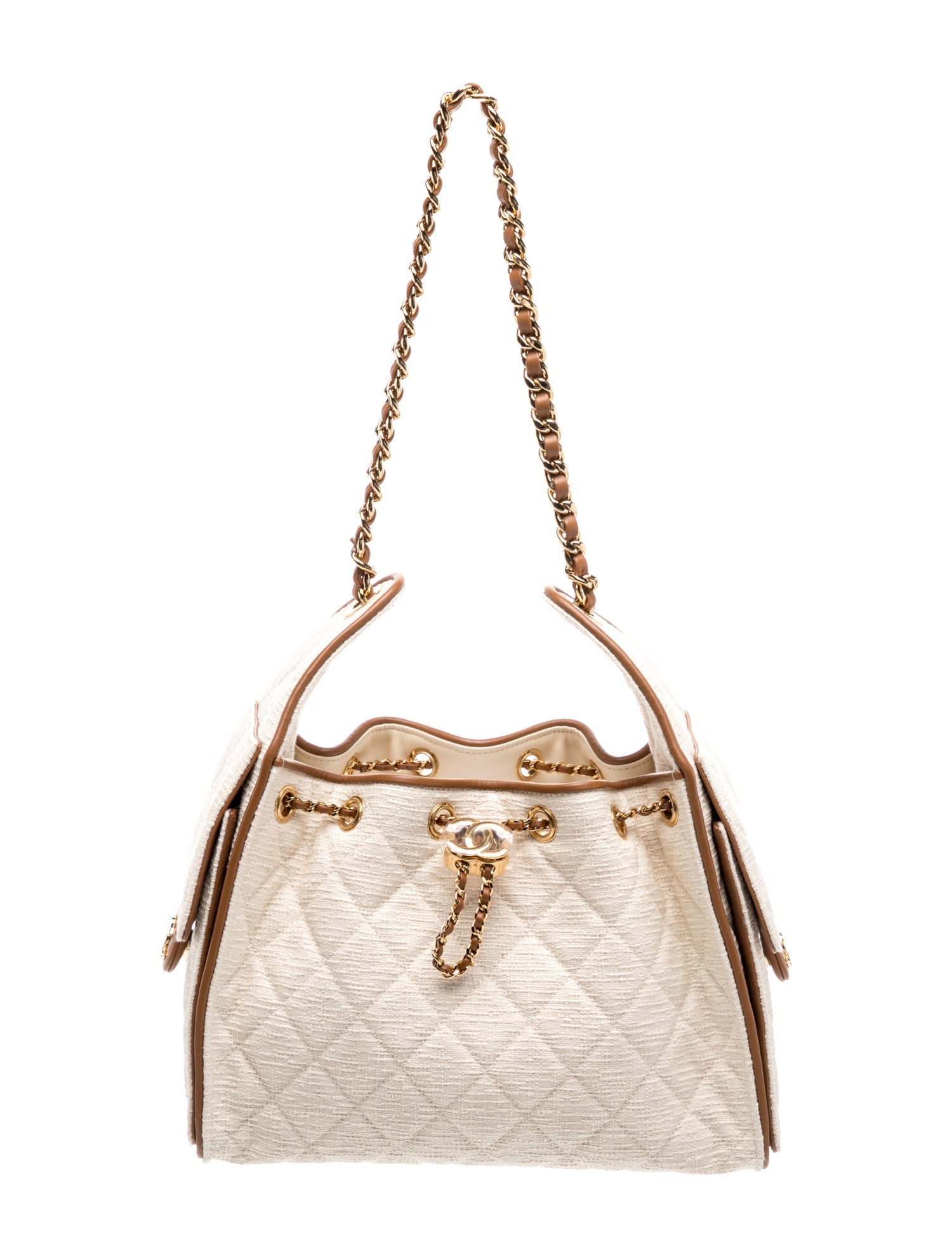 Chanel 2026 Quilted Raffia Small 25 Hobo