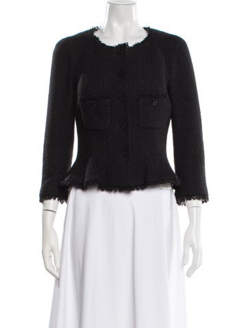 Pre-owned Chanel Vintage 2006 Evening Jacket In Black
