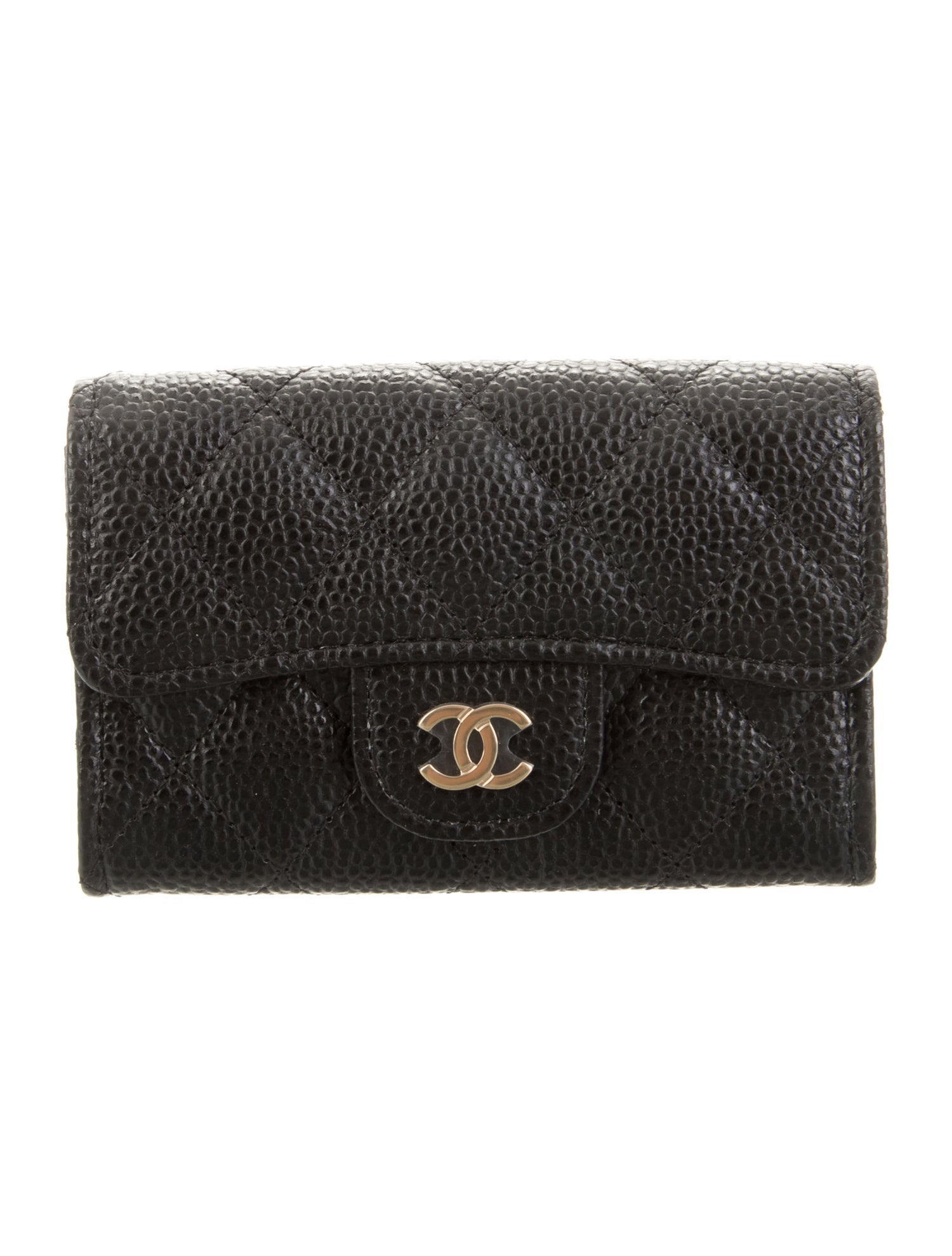 Chanel Interlocking CC Logo Trifold Wallet