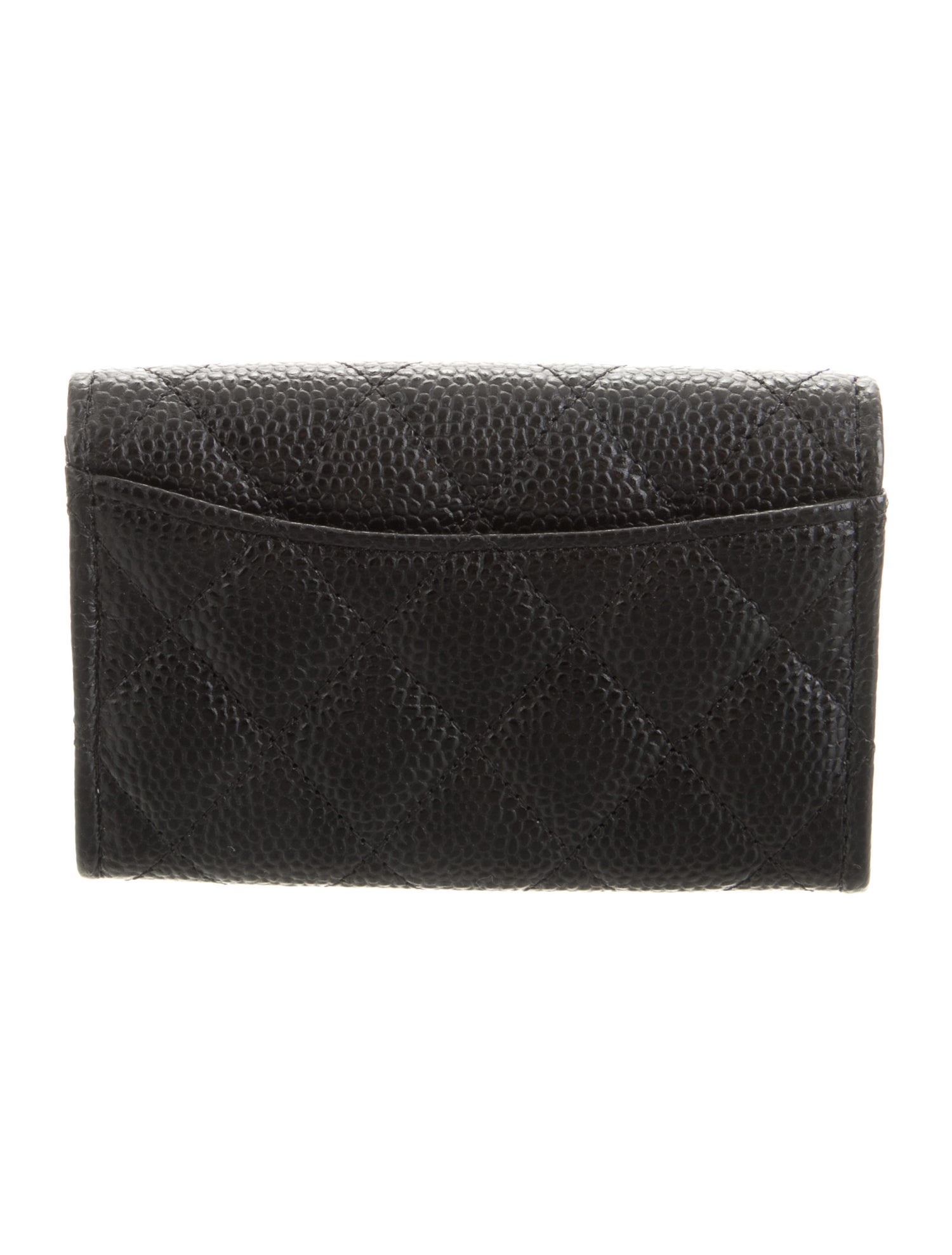 Chanel Interlocking CC Logo Trifold Wallet