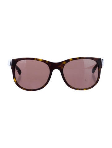 Chanel Tortoiseshell CC Sunglasses