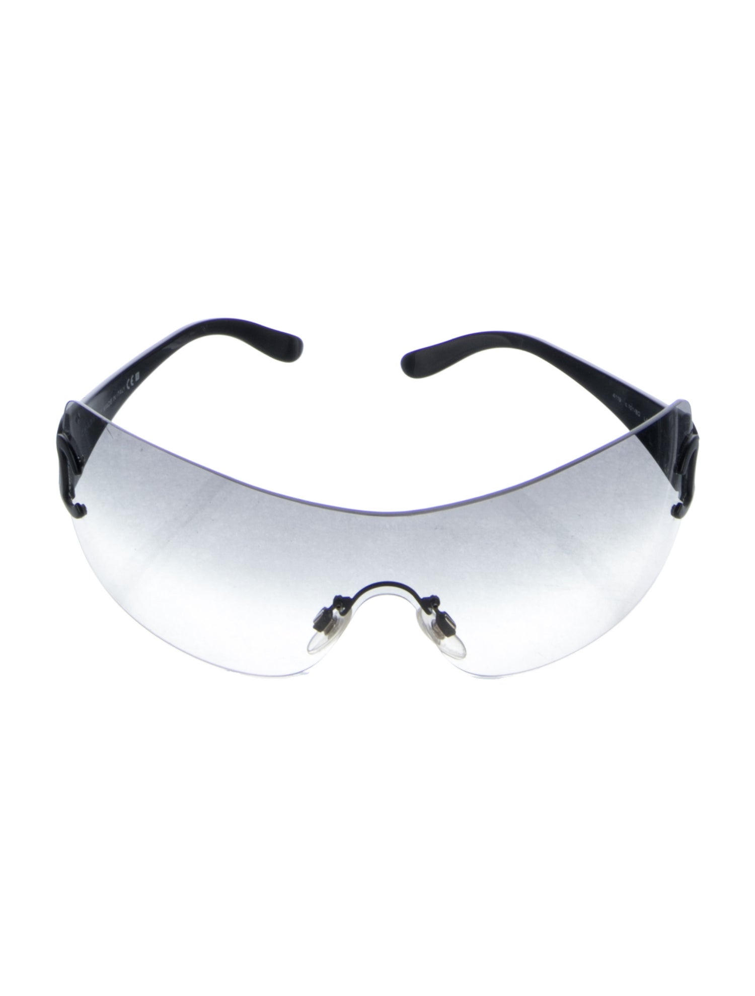 Chanel Interlocking CC Logo Shield Sunglasses