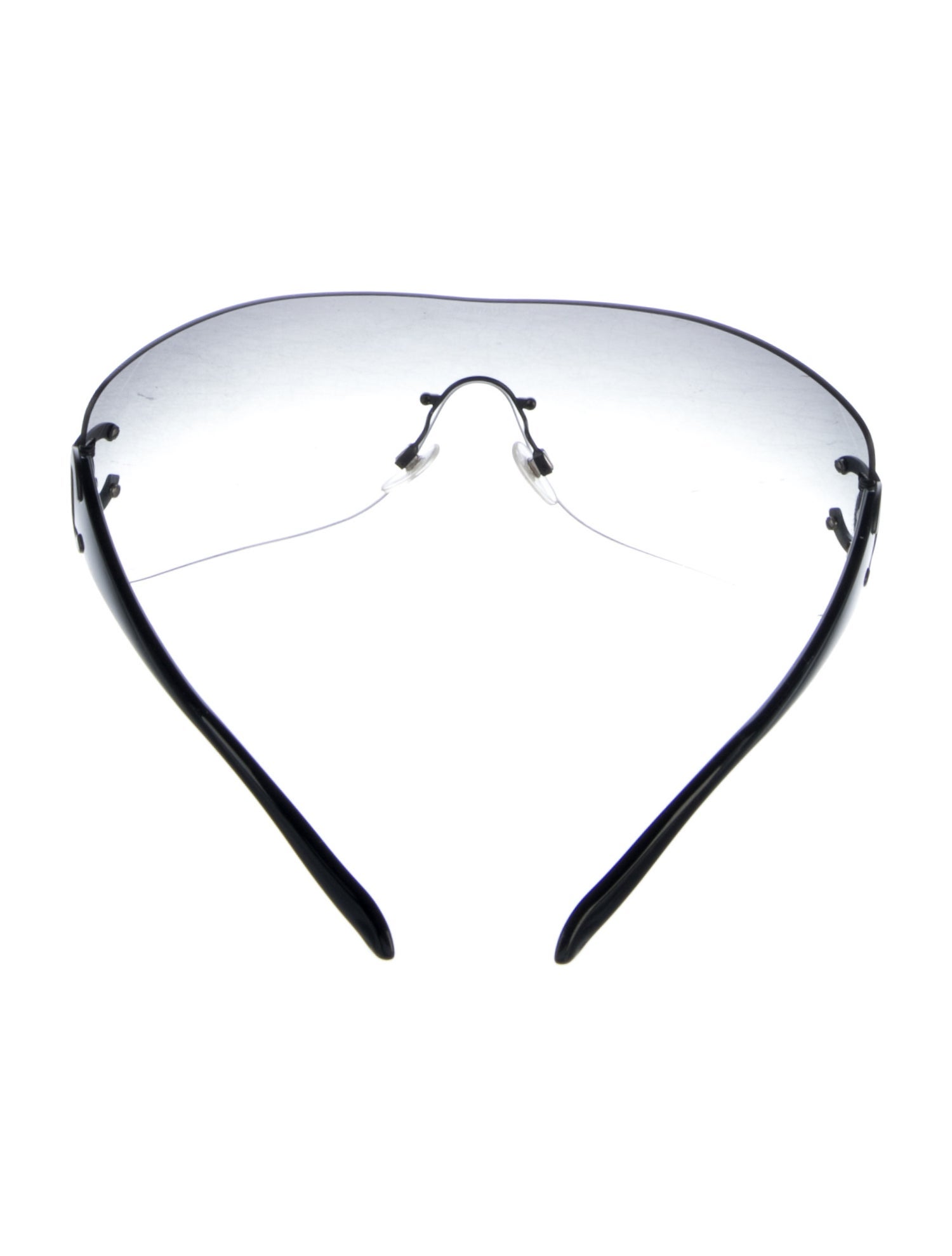 Chanel Interlocking CC Logo Shield Sunglasses