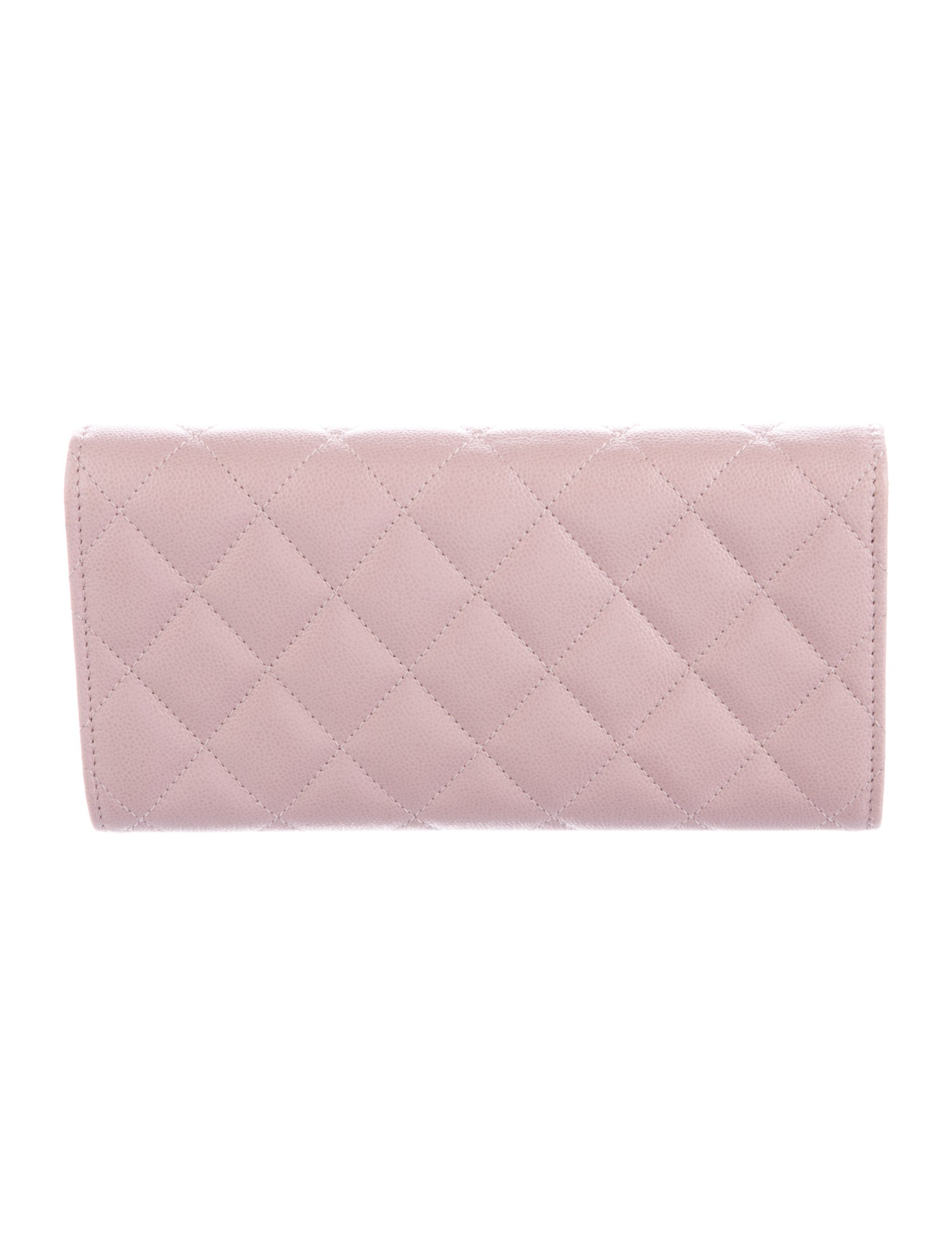 Chanel 2022 Interlocking CC Logo Continental Wallet