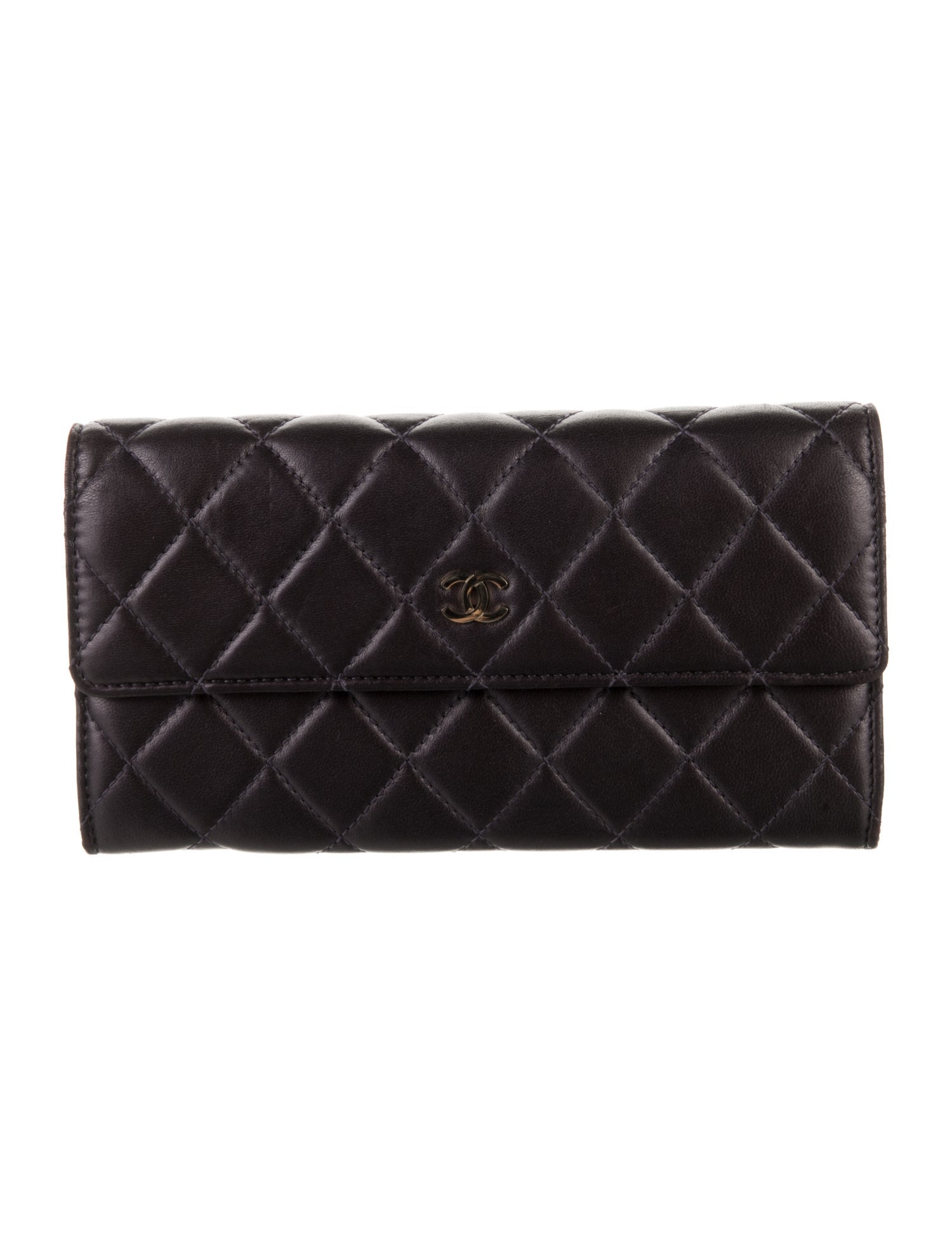 Chanel 2013-2014 Interlocking CC Logo Trifold Wallet