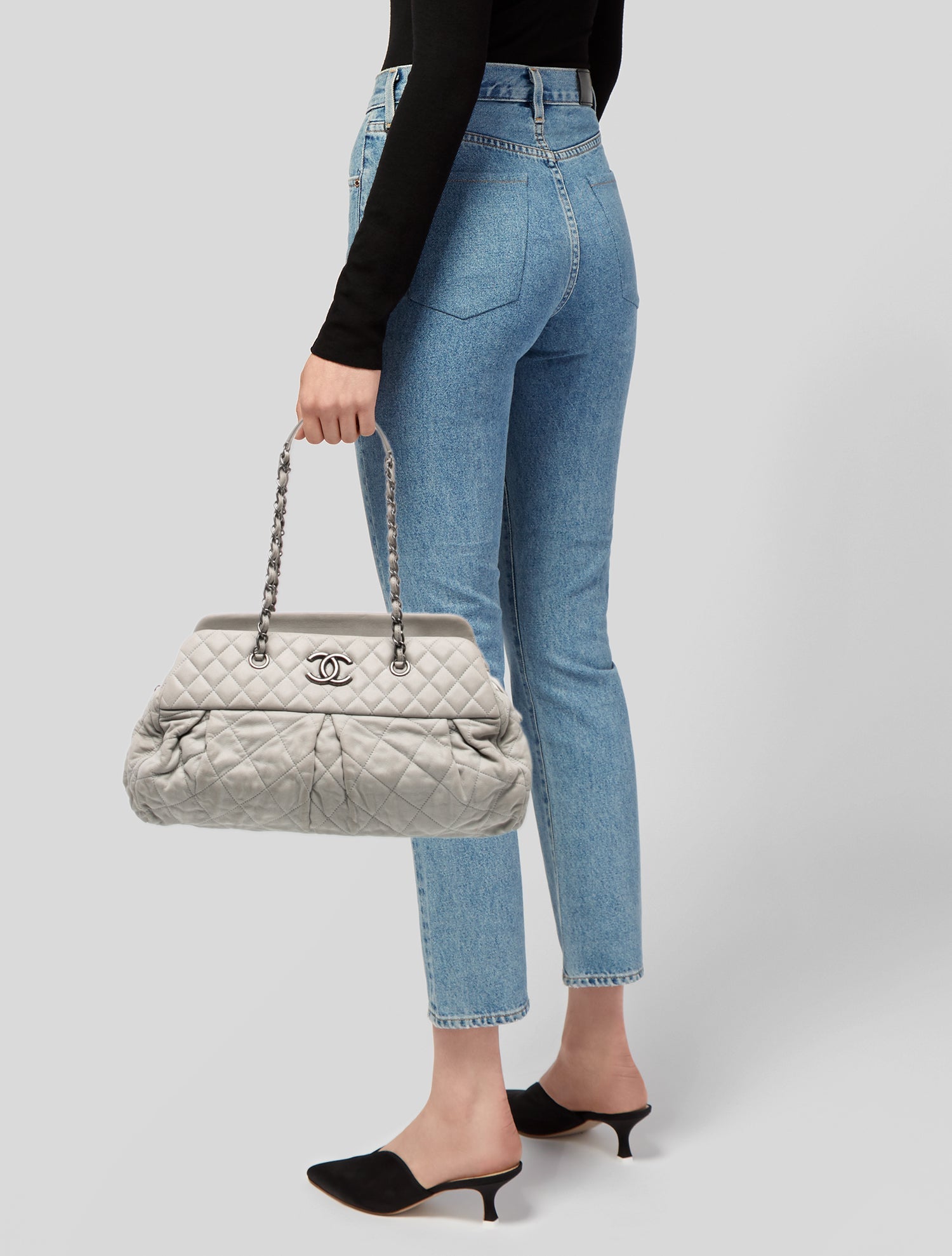 Chanel Iridescent Chic Quilt Bowling Bag