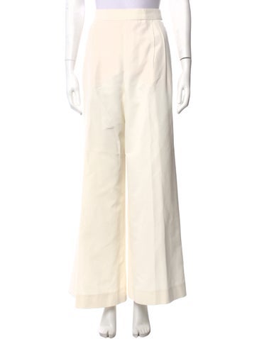 Pre-owned Chanel 2023 Wide Leg Pants In Neutral