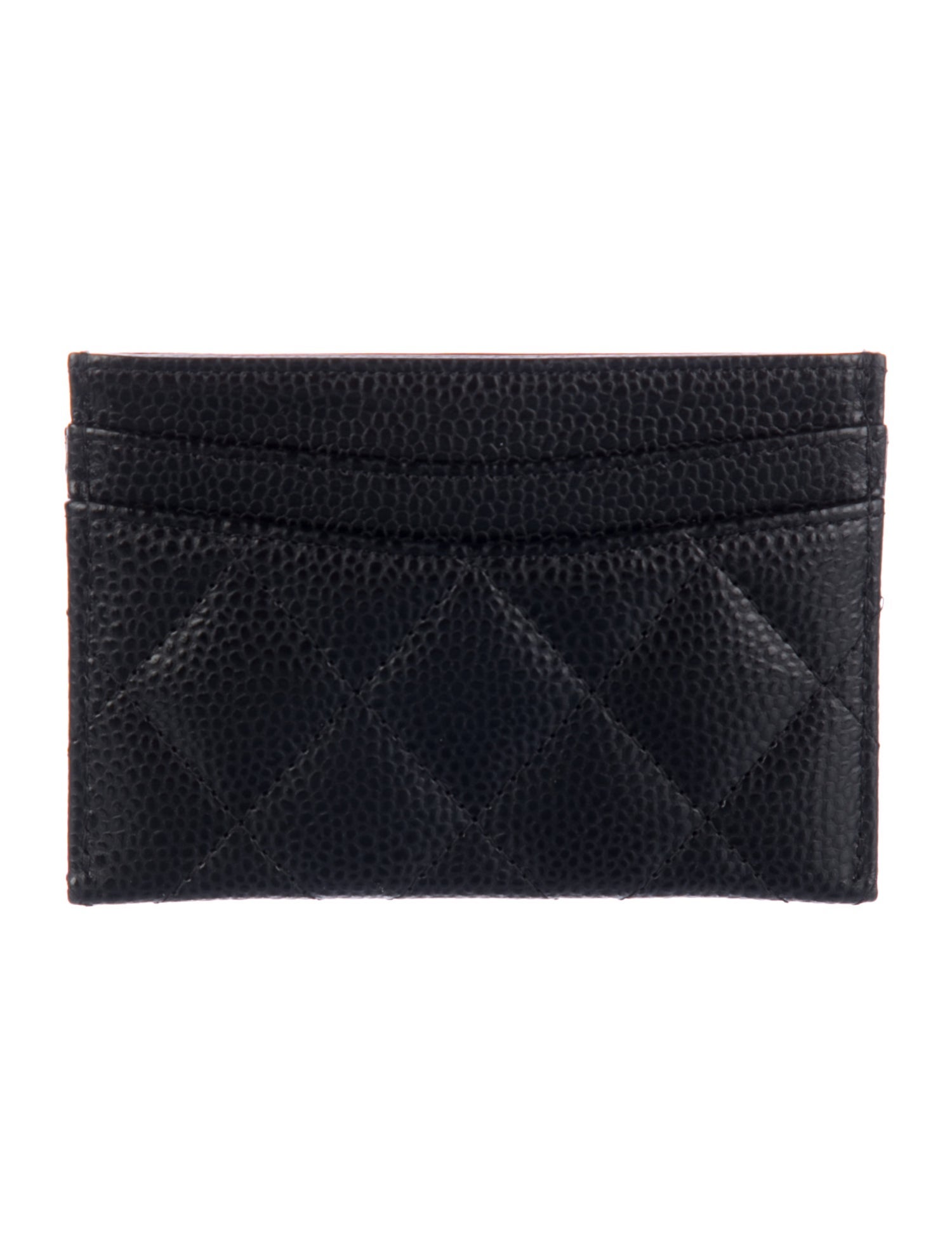 Chanel Card Holder Interlocking CC Logo Card Holder w/ Tags