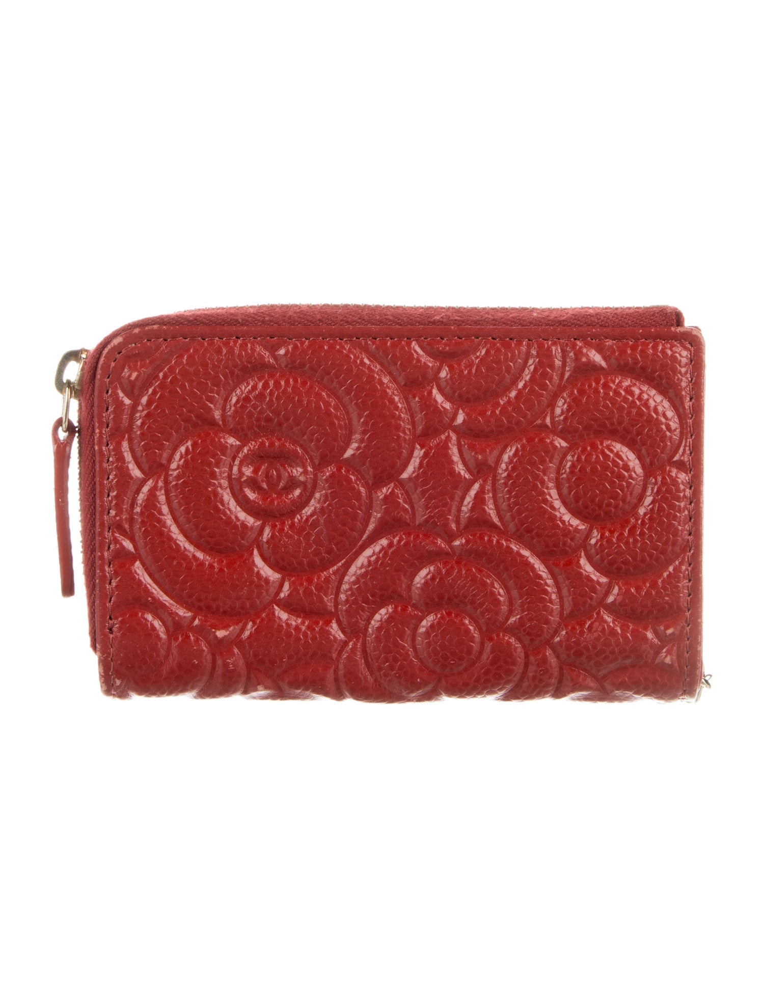 Chanel Camellia Zip Pouch