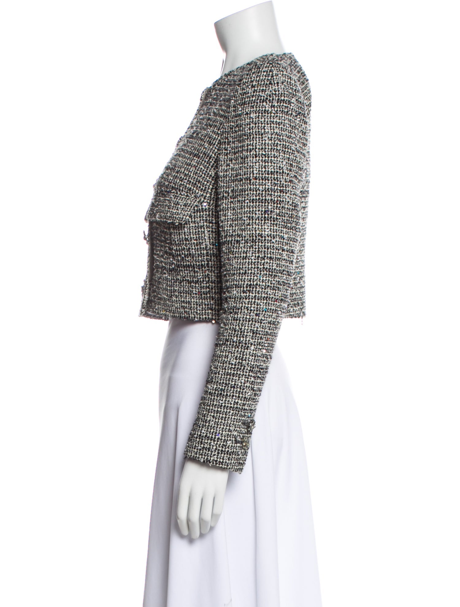 Chanel 2015 Tweed Pattern Evening Jacket