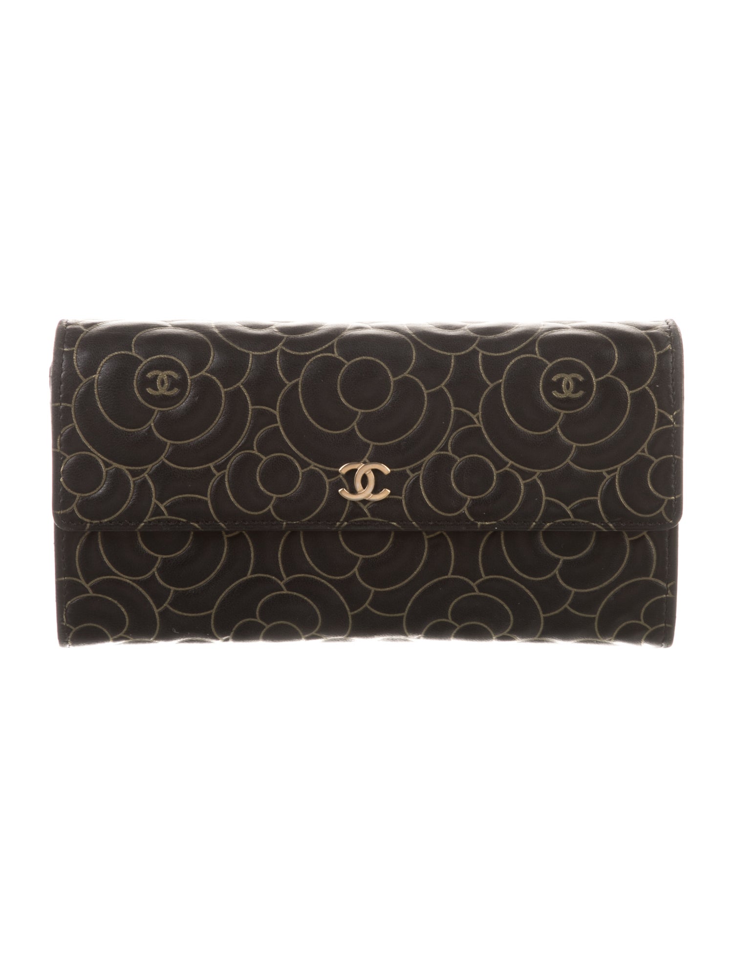 Chanel 2015 Interlocking CC Logo Compact Wallet