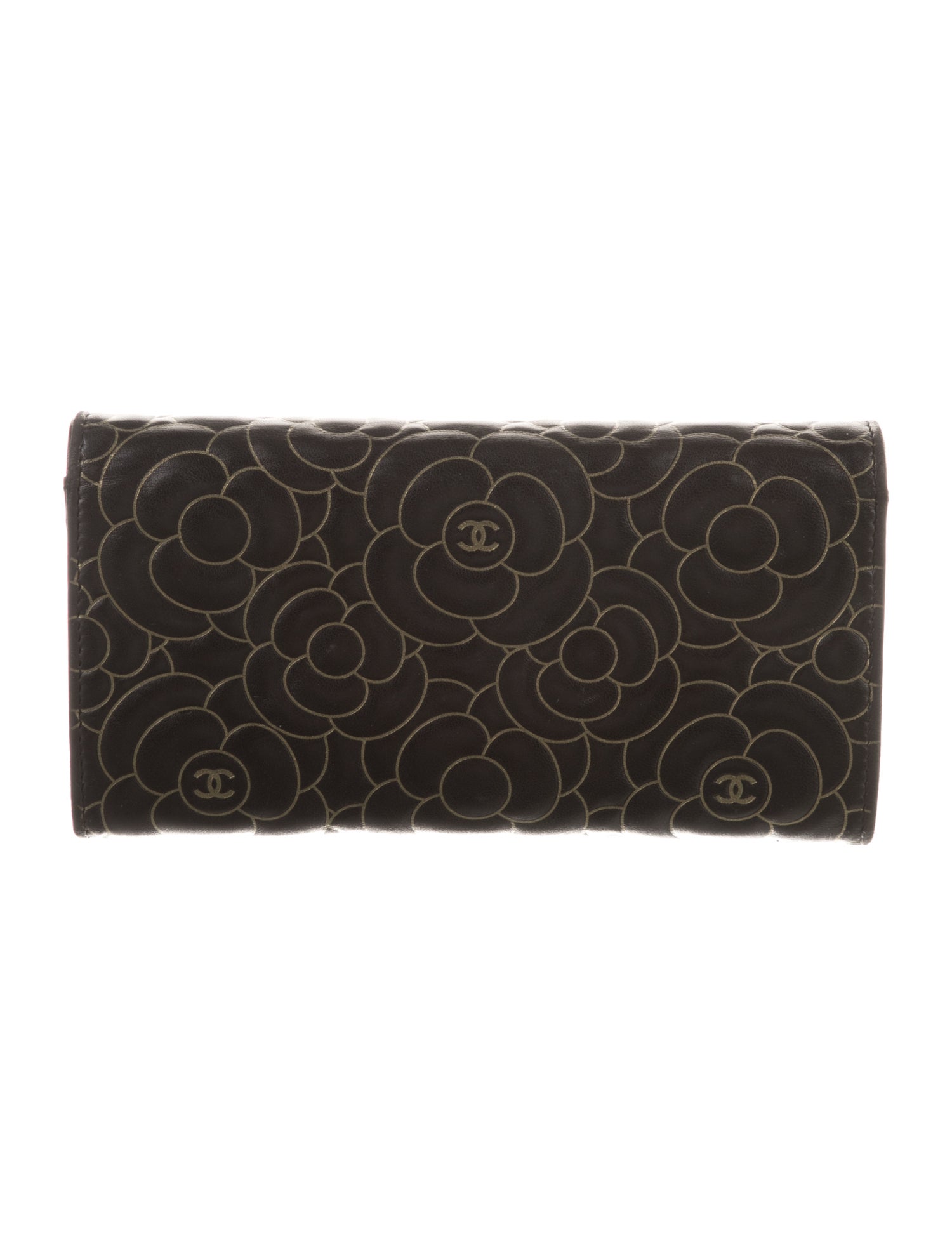 Chanel 2015 Interlocking CC Logo Compact Wallet