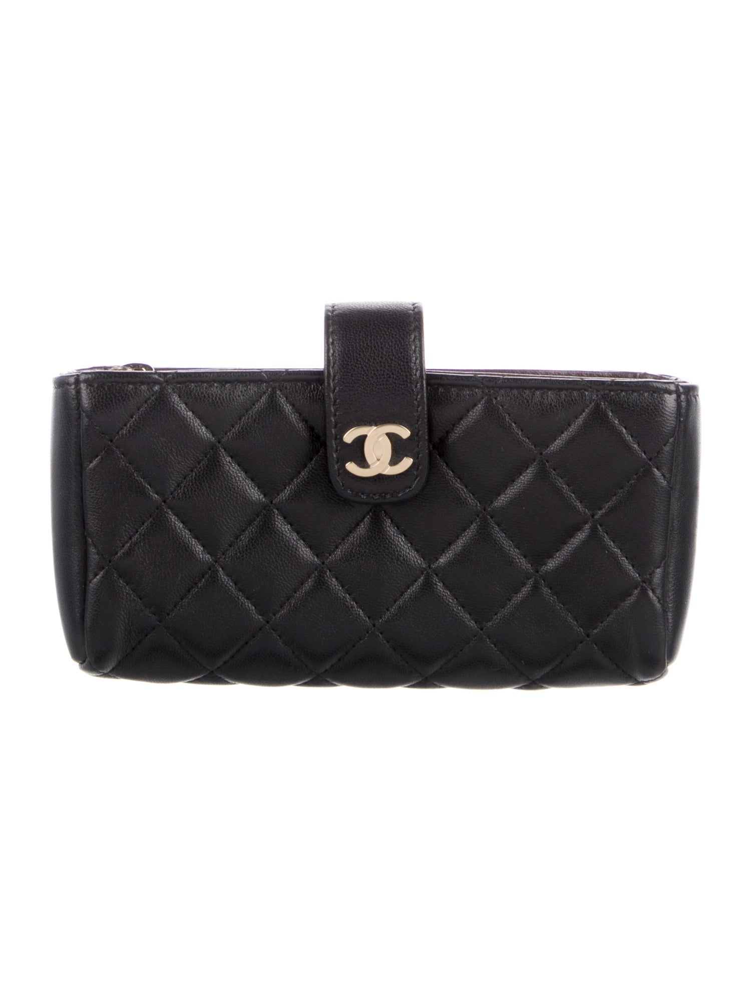 Chanel 2014 Mini Phone Holder Clutch French Purse