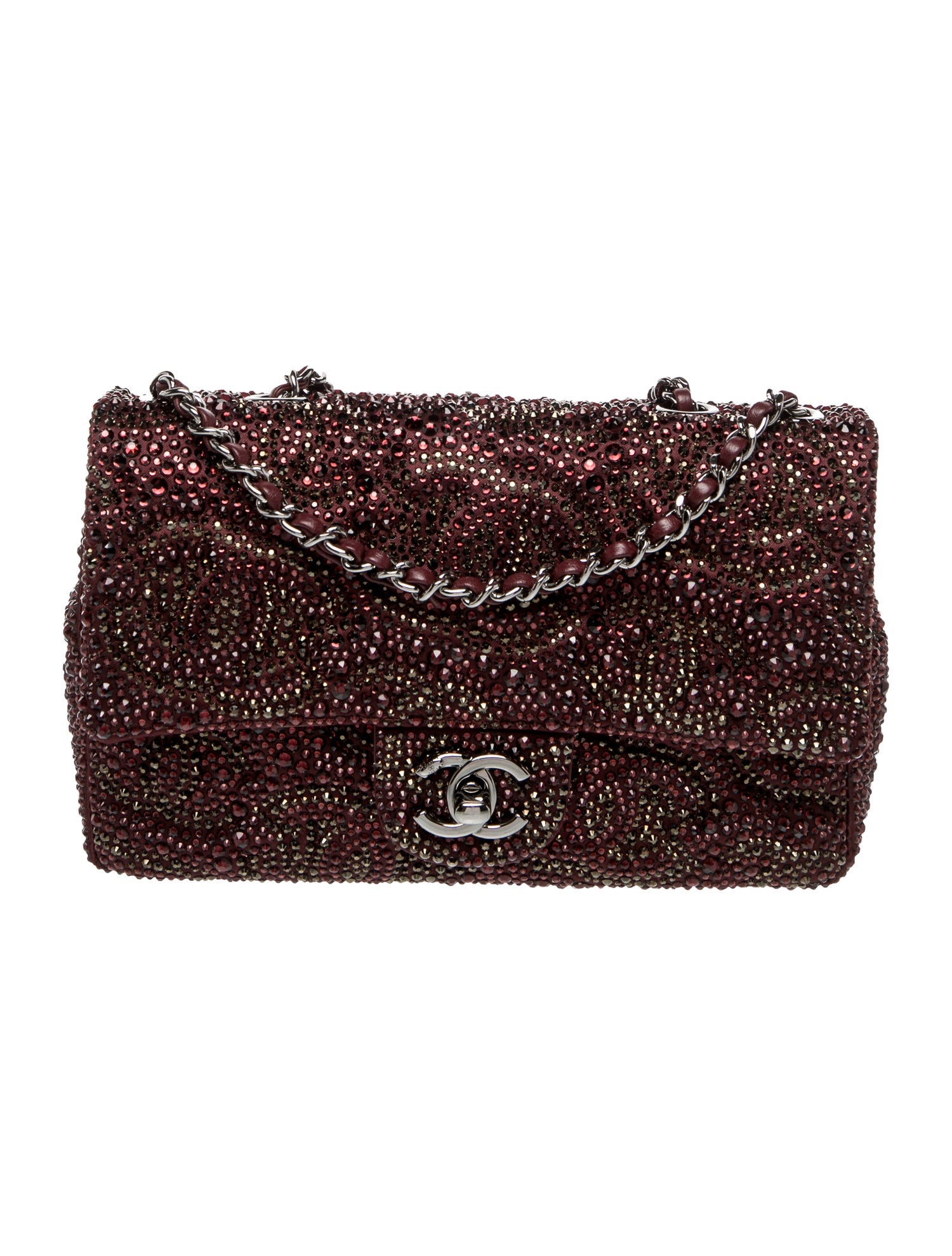 Chanel Crystal Embellished Rectangular Mini Flap Bag