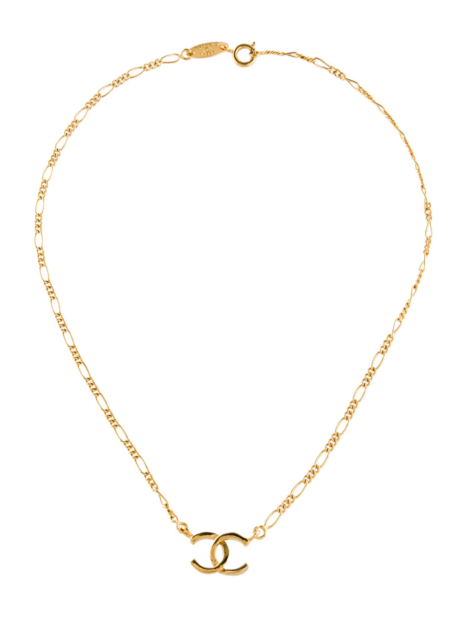 Chanel Vintage CC Pendant Necklace