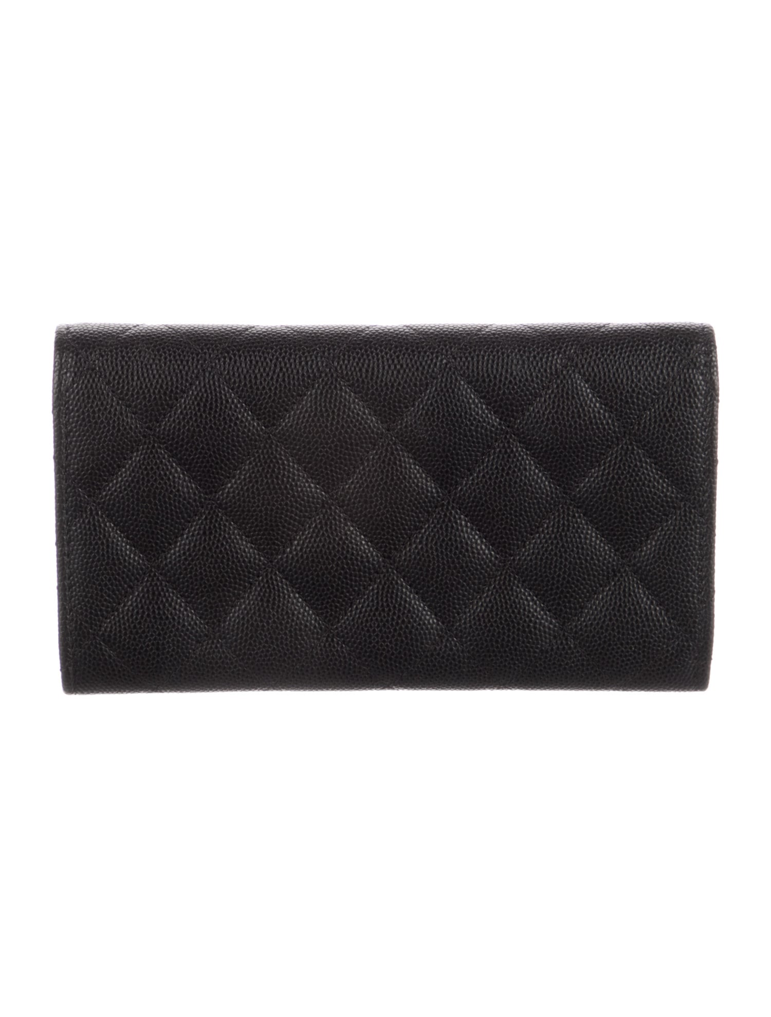 Chanel 2023 Interlocking CC Logo Trifold Wallet