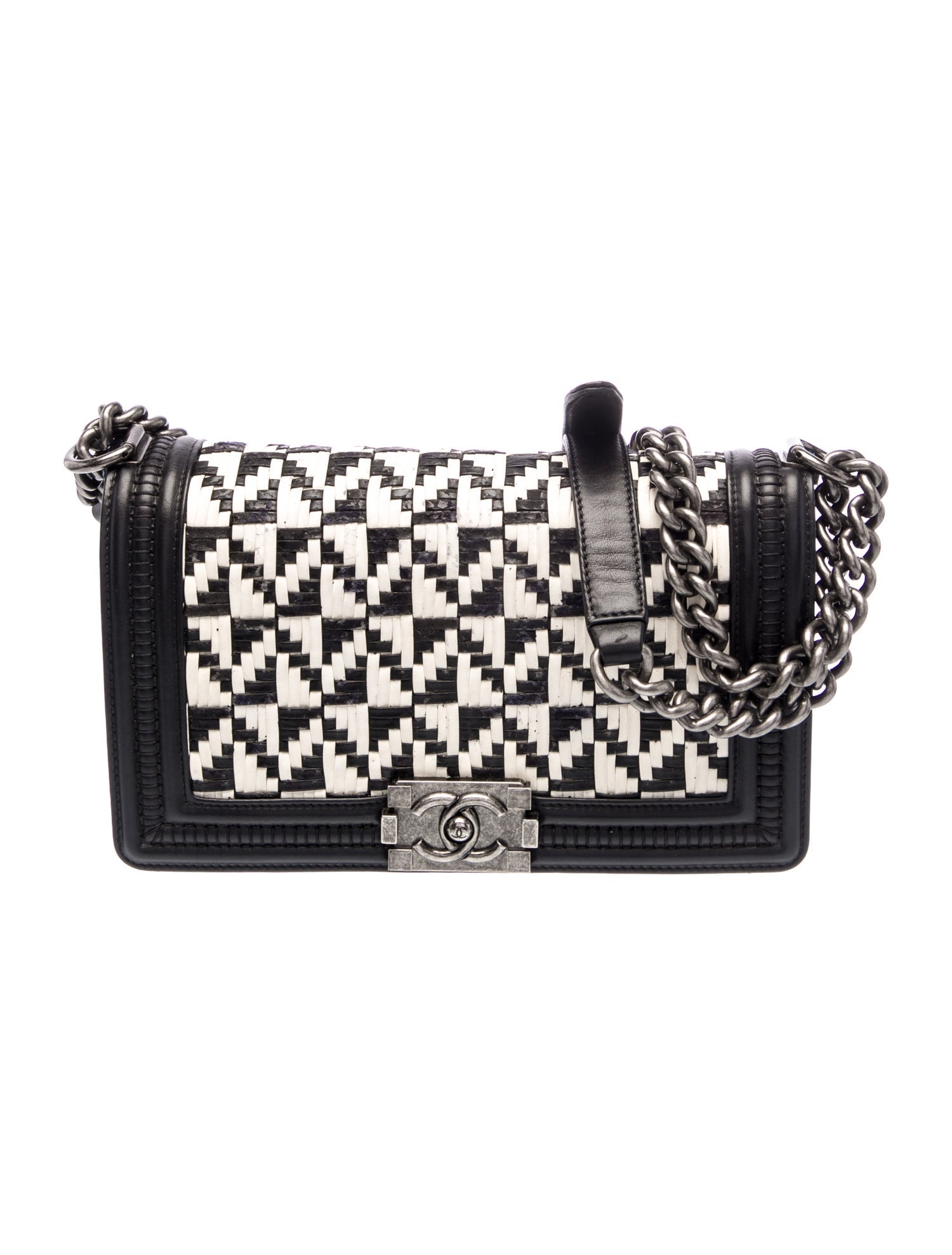 Chanel Medium Woven Boy Bag
