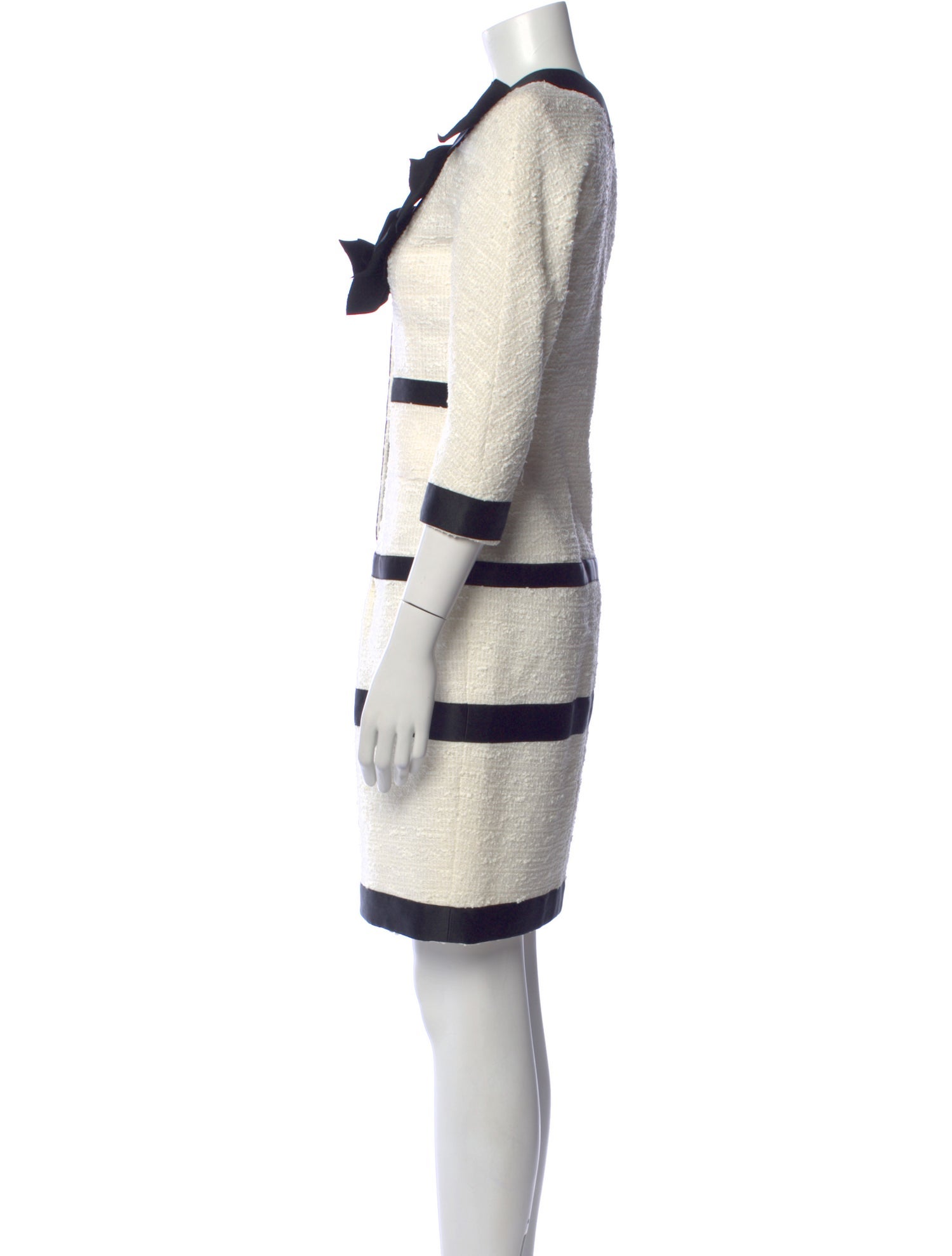 white christmas dresses Vintage 1975 Chanel Haute Couture White Eyelet Organza Off-Shoulder Tiered  Ruffle Gown