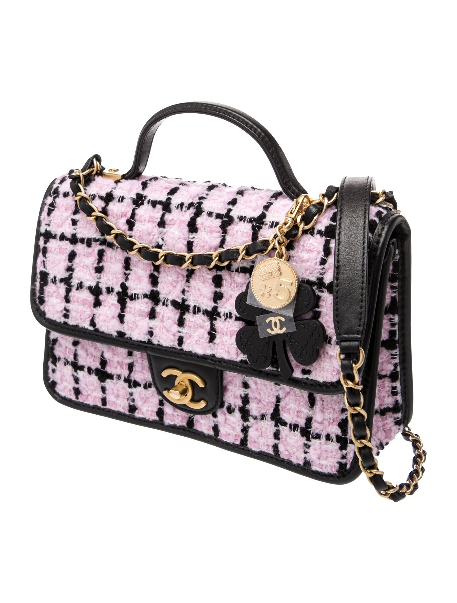 Chanel Tweed School Memory Flap Bag