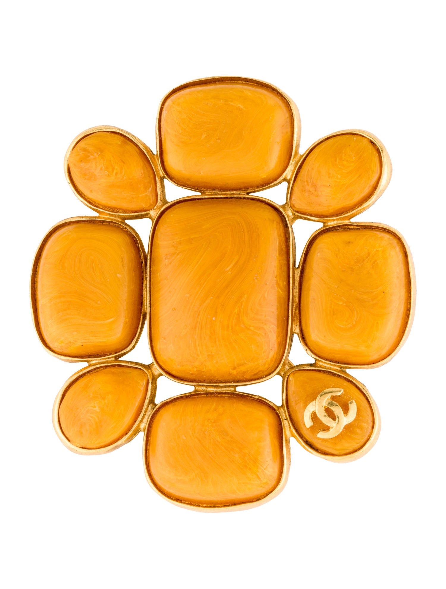 Chanel Vintage Resin Brooch
