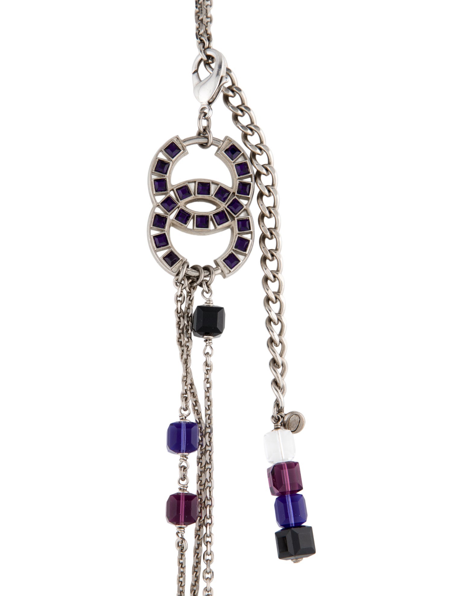 Chanel Bead & Strass Station Necklace
