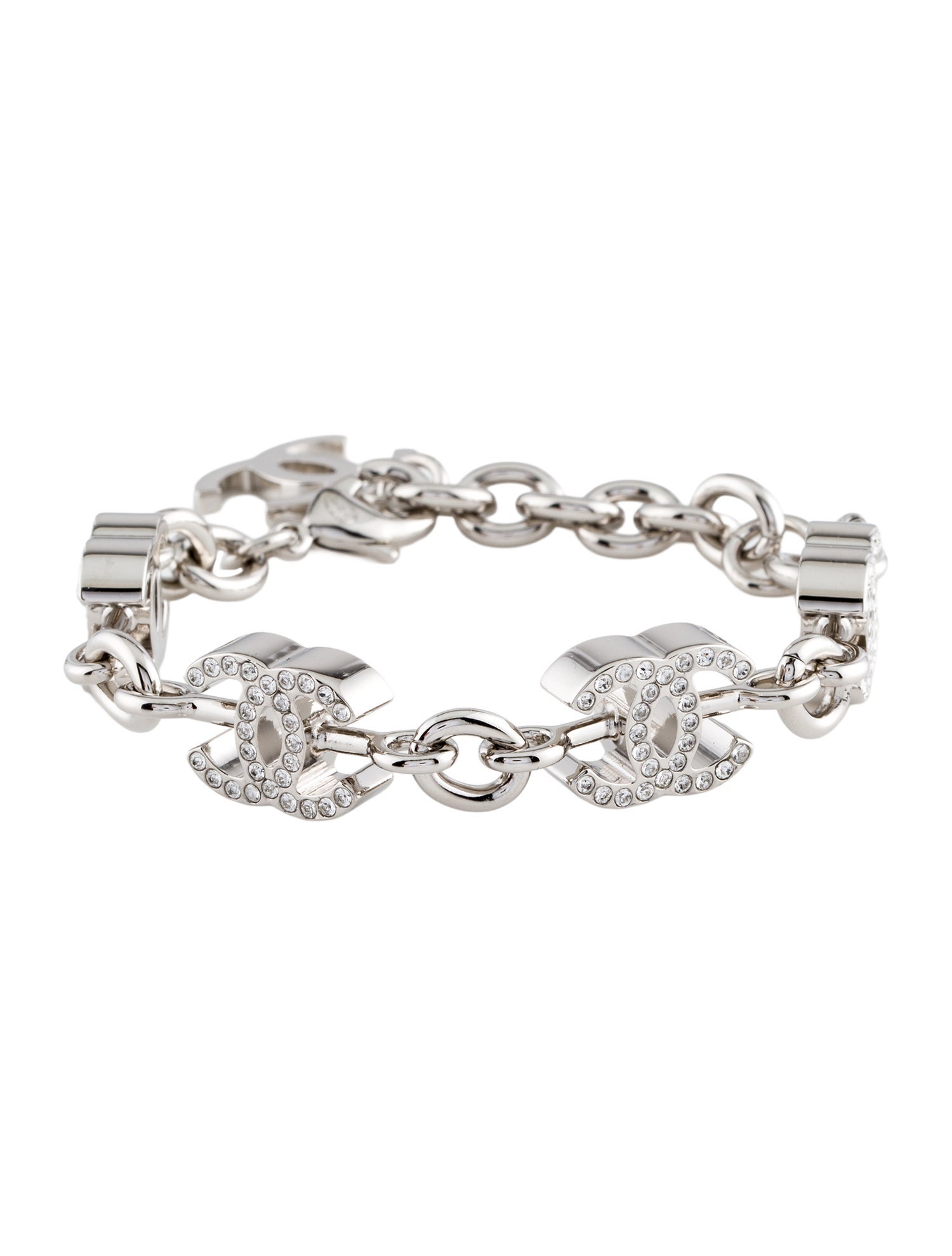 Chanel 2025 Strass CC Link Bracelet