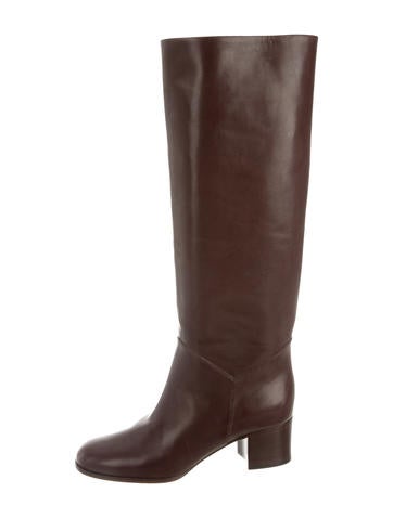 Chanel Knee-High CC Boots