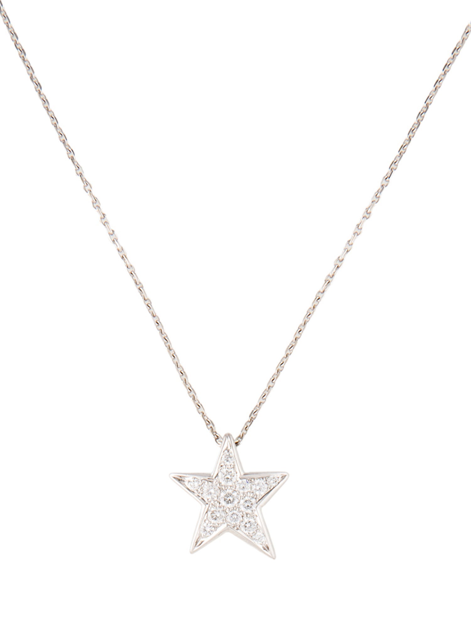 Chanel 18K Comète Geode Star Pendant Necklace