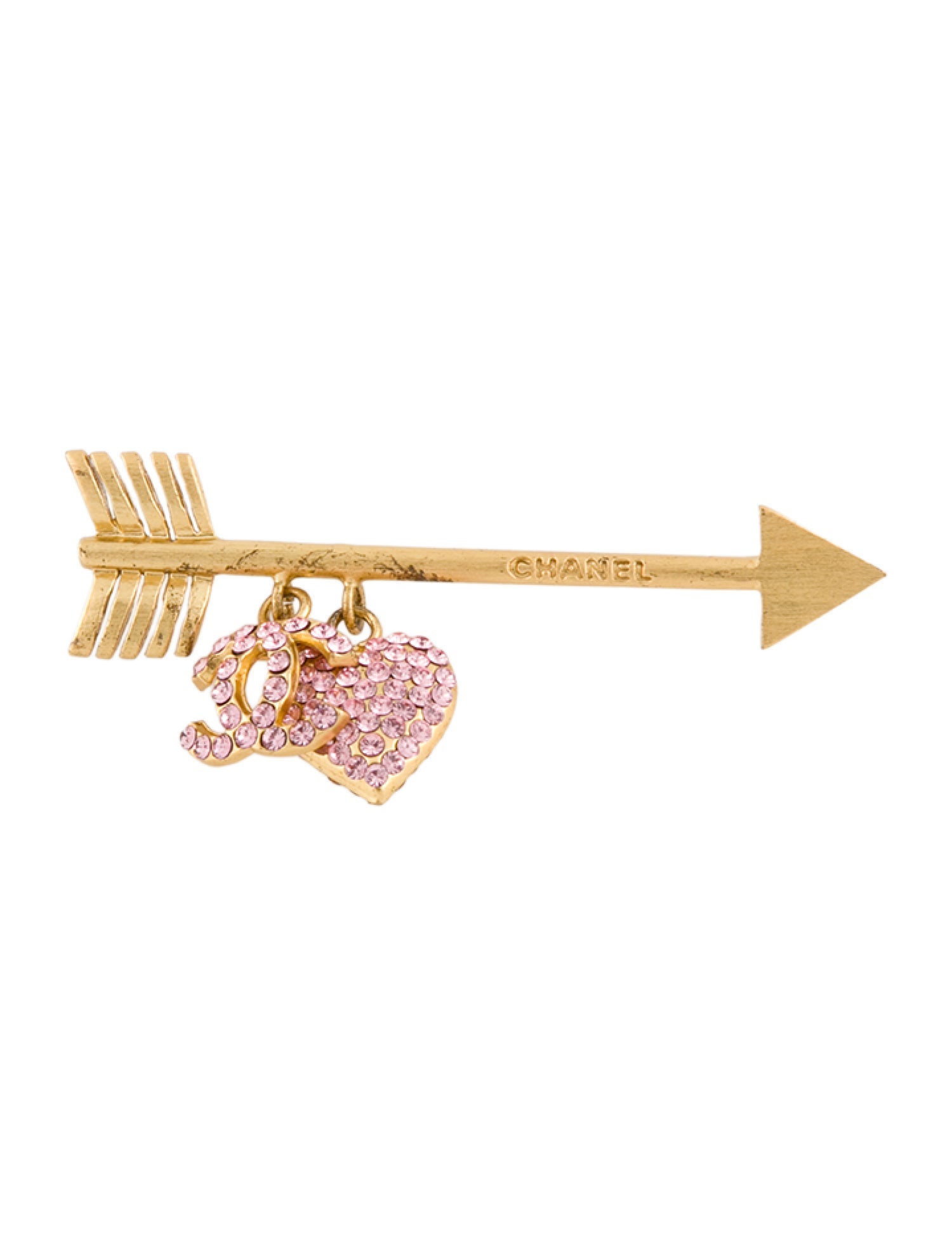 Chanel Vintage Cupid's Arrow Hair Clip