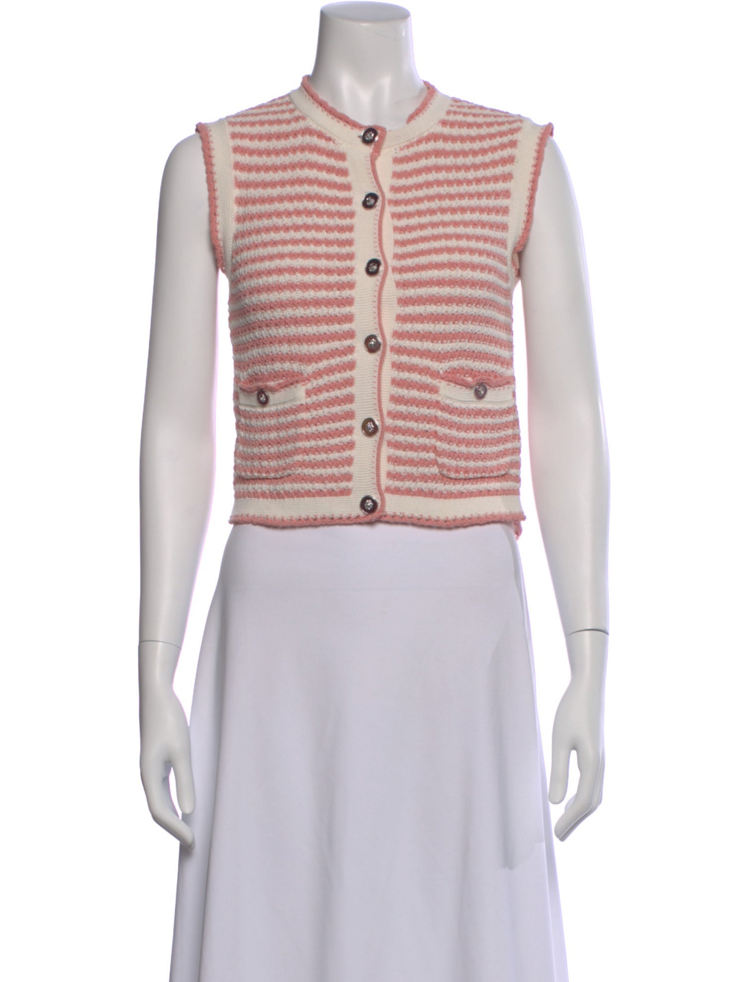 Chanel 2022 Striped Top