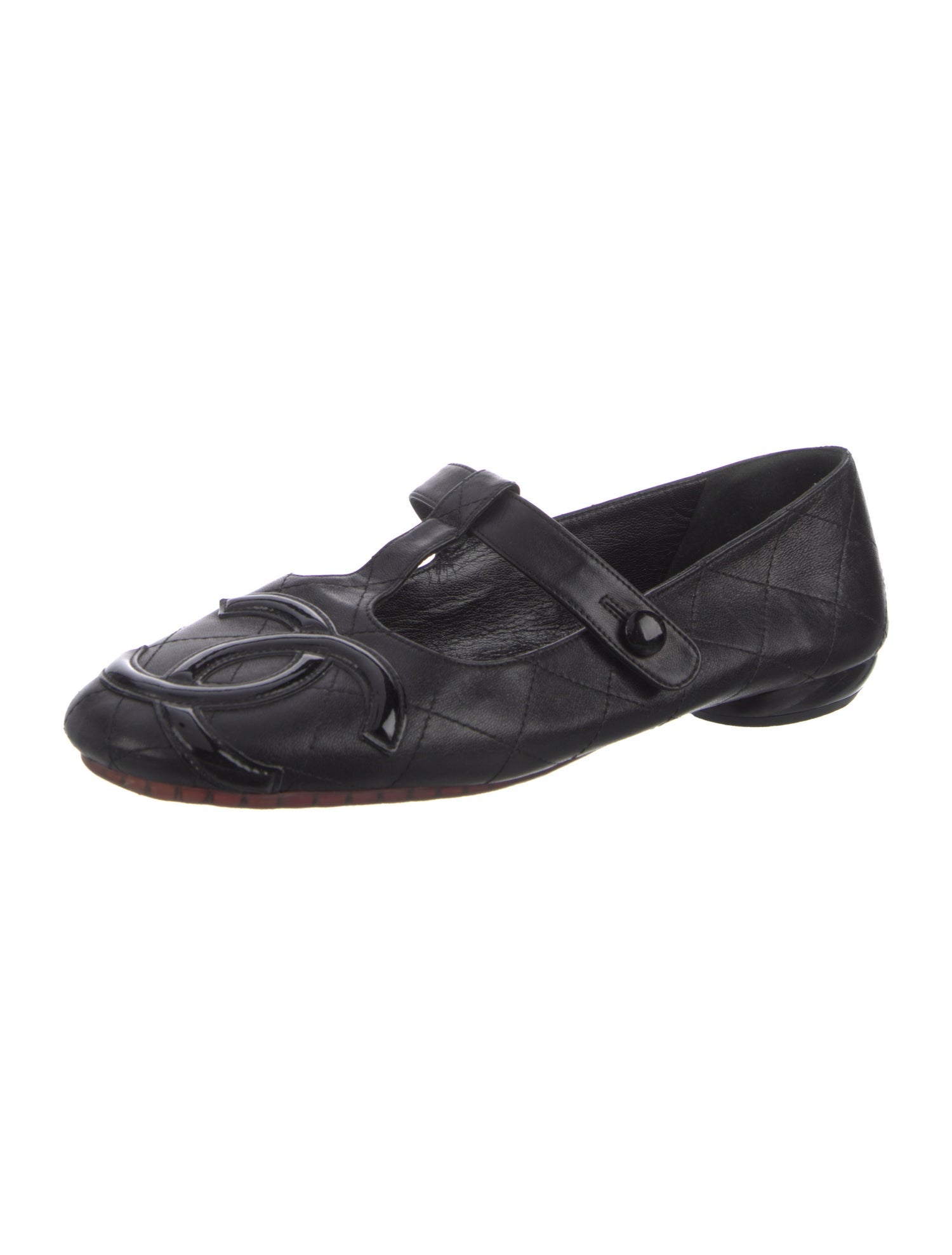 靴 CHANEL cambon ligne mary jane flats Chanel Vintage Ligne Cambon Mary Jane Flats - Black Flats, Shoes