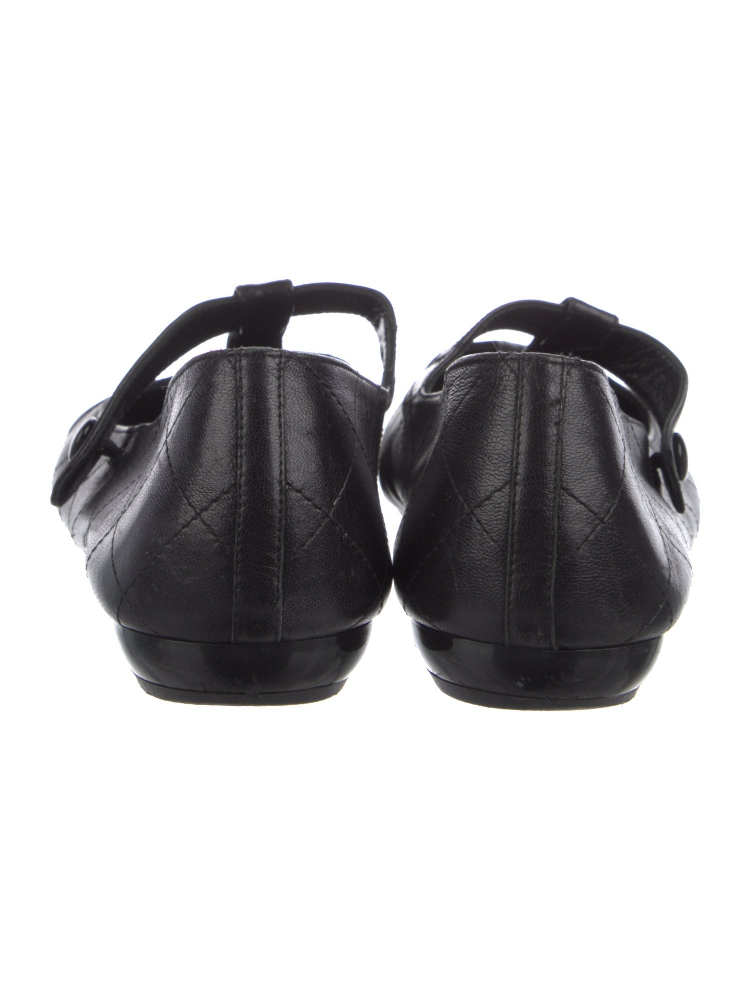 Chanel Vintage Ligne Cambon Mary Jane Flats - Black Flats, Shoes