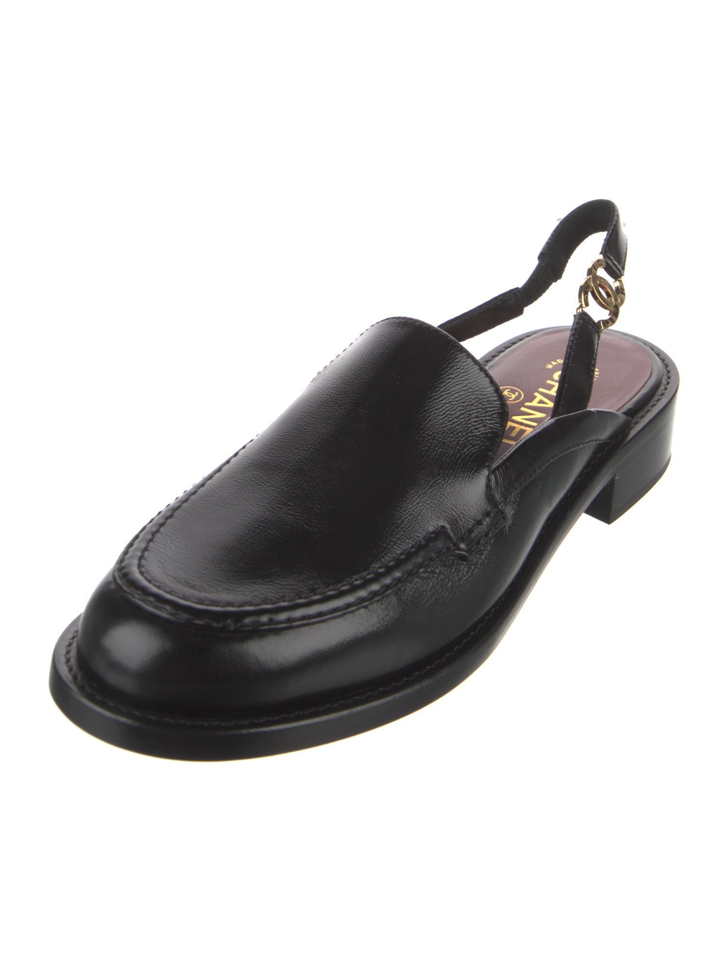 Chanel 2026 Interlocking CC Logo Slingback Flats