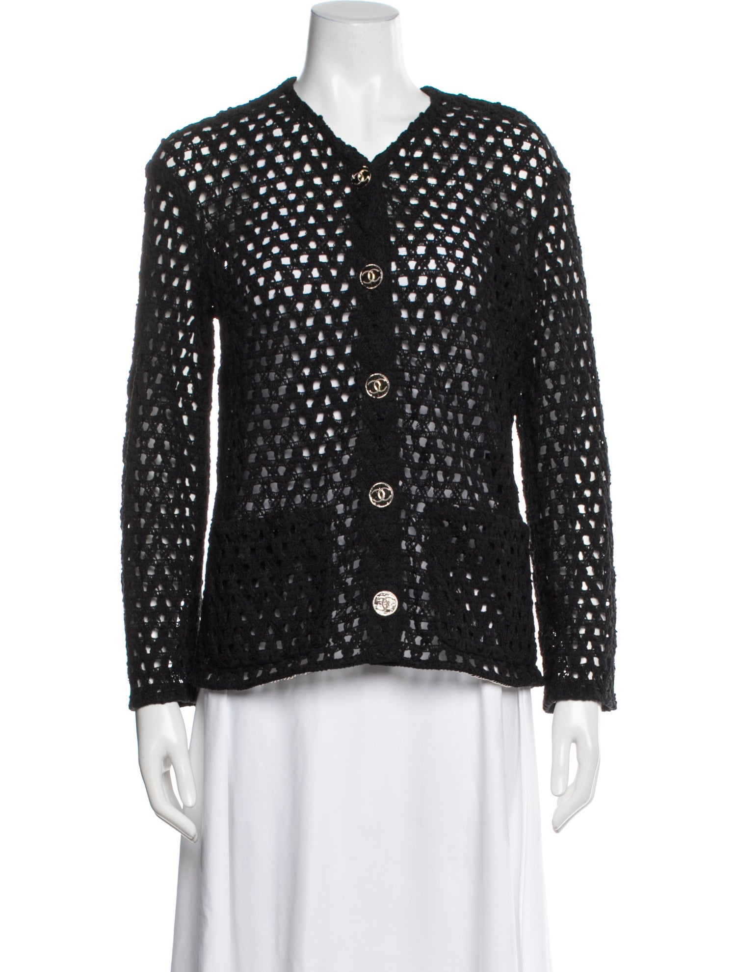 Chanel 2020 V-Neck Sweater