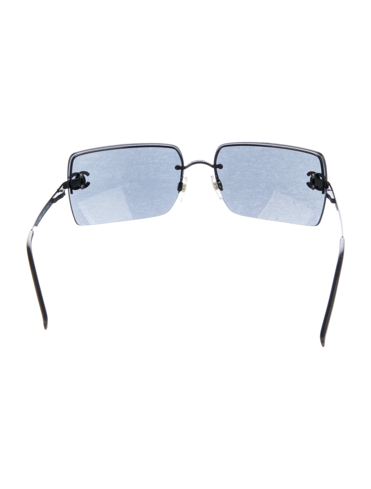 Chanel Interlocking CC Logo Shield Sunglasses