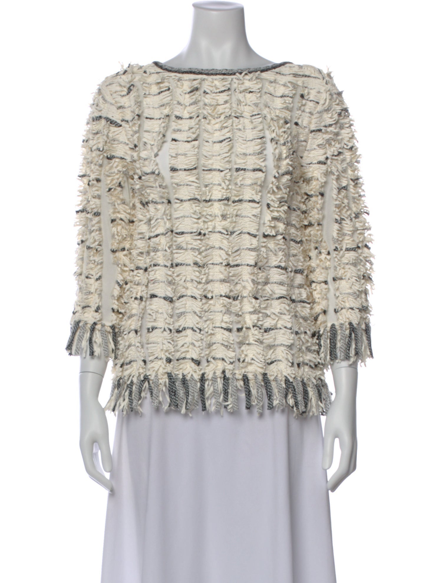 Chanel 2018 Printed Sweater w/ Tags