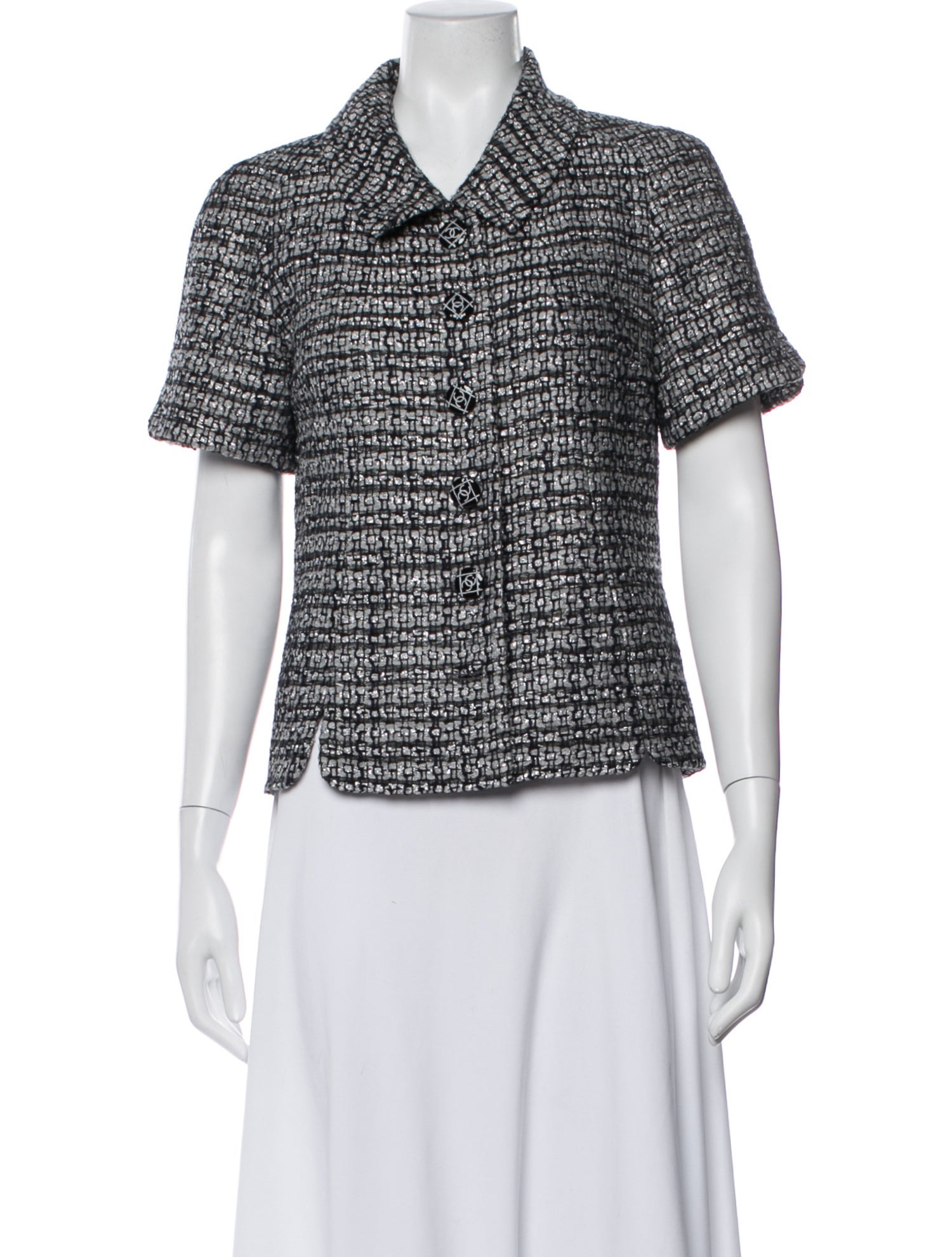 Chanel 2019 Tweed Pattern Evening Jacket