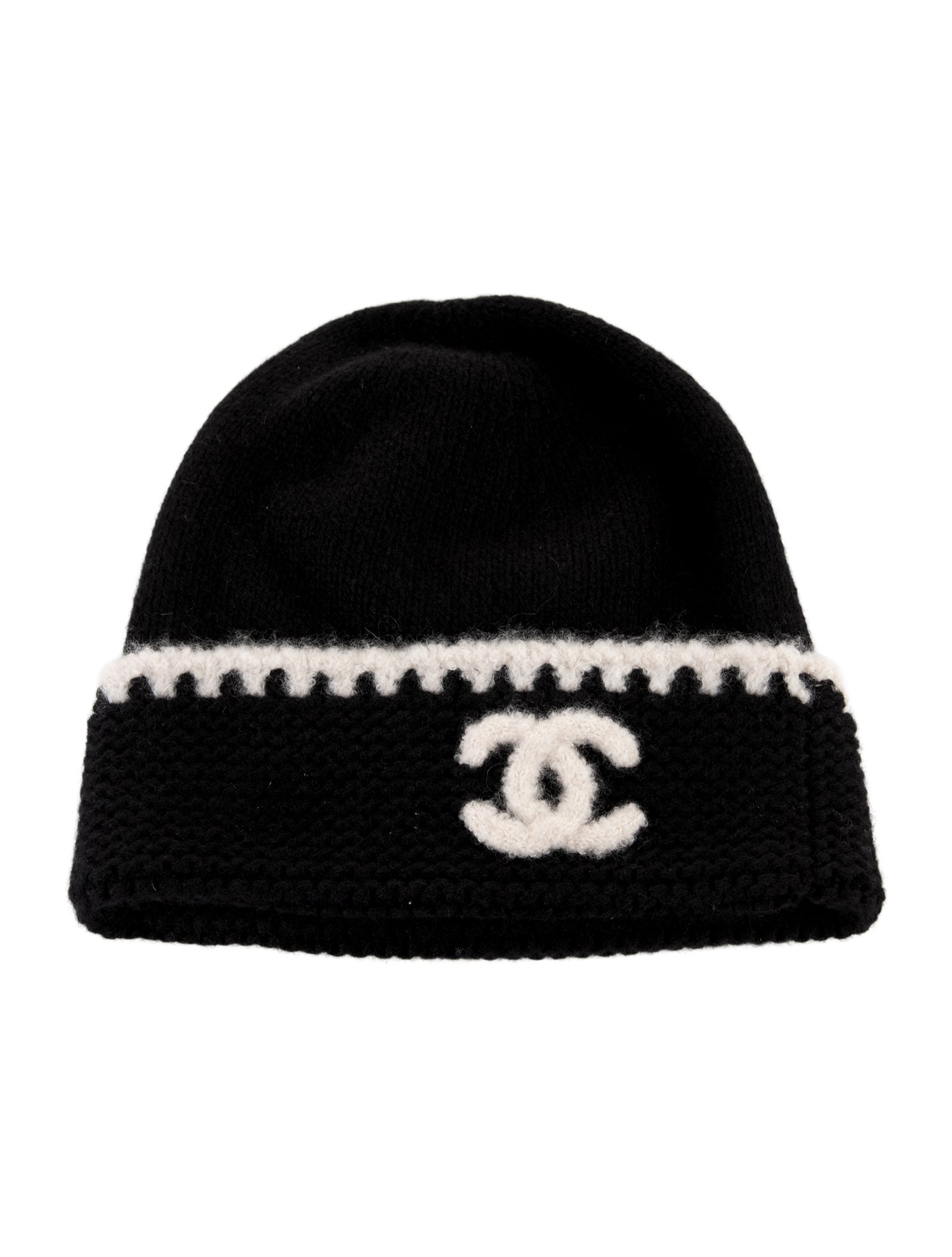 Chanel Cashmere Knit CC Beanie w/Tags