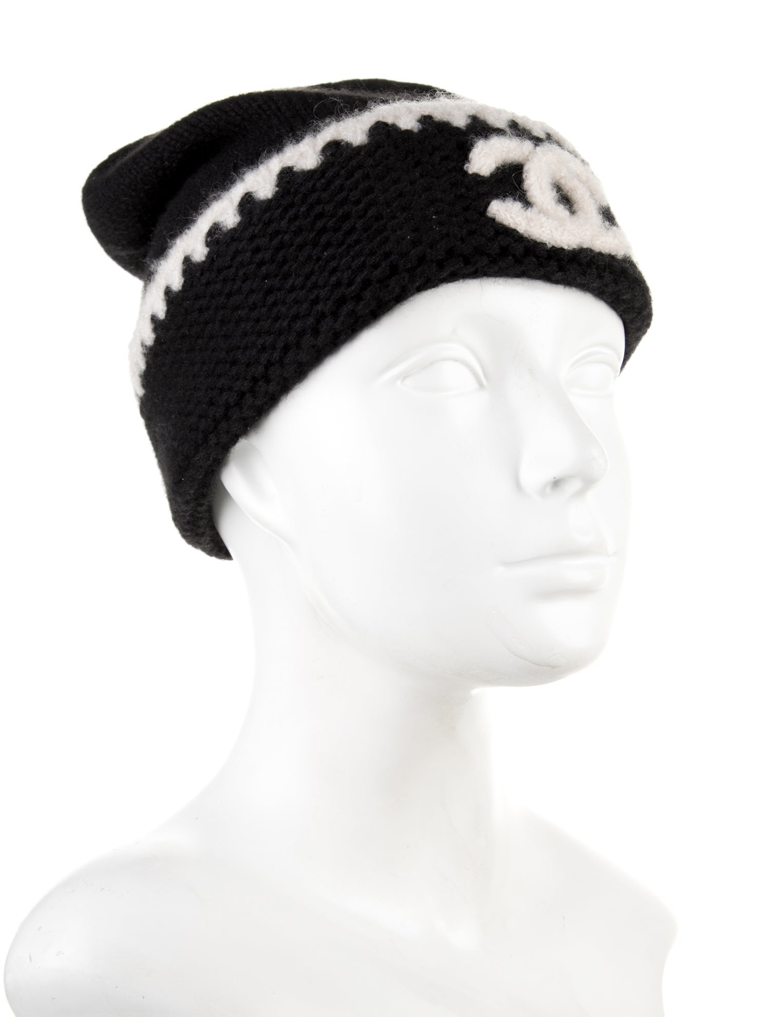 Chanel Cashmere Knit CC Beanie w/Tags
