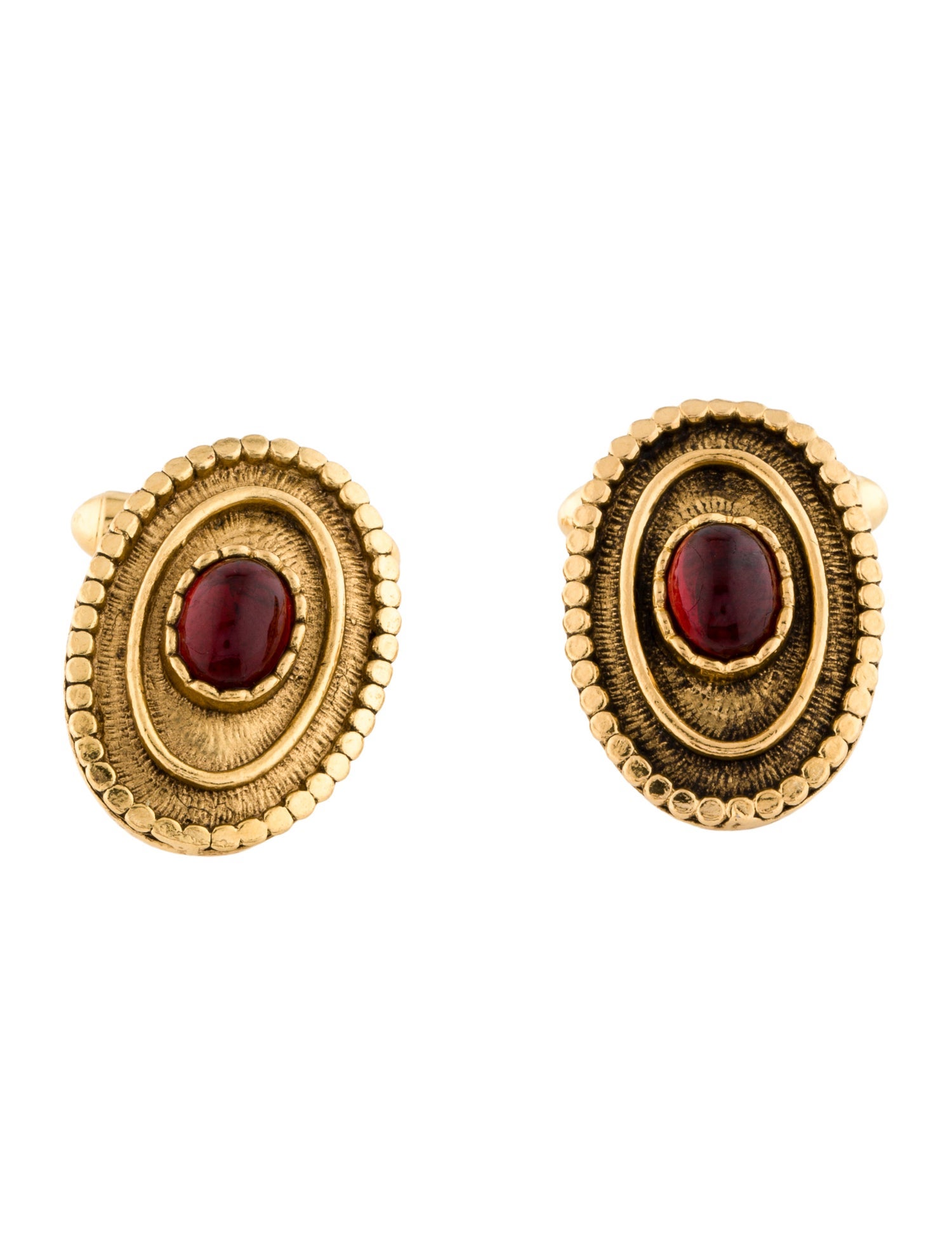 Chanel Vintage Gripoix Cufflinks