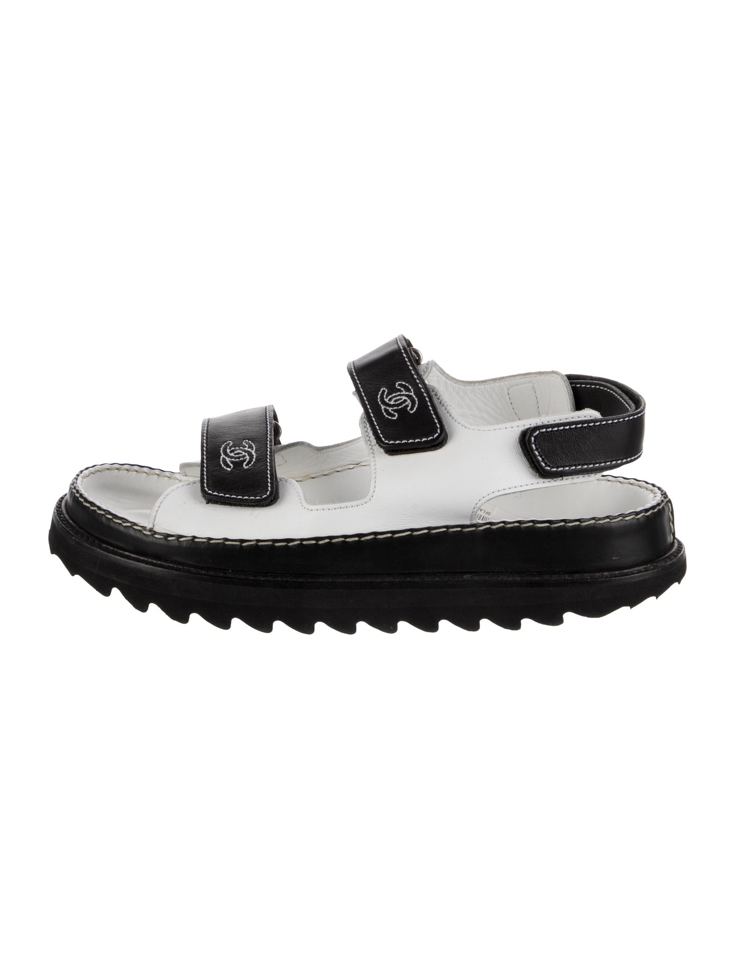 Chanel Vintage Gate No. 5 "Dad" Slingback Sandals