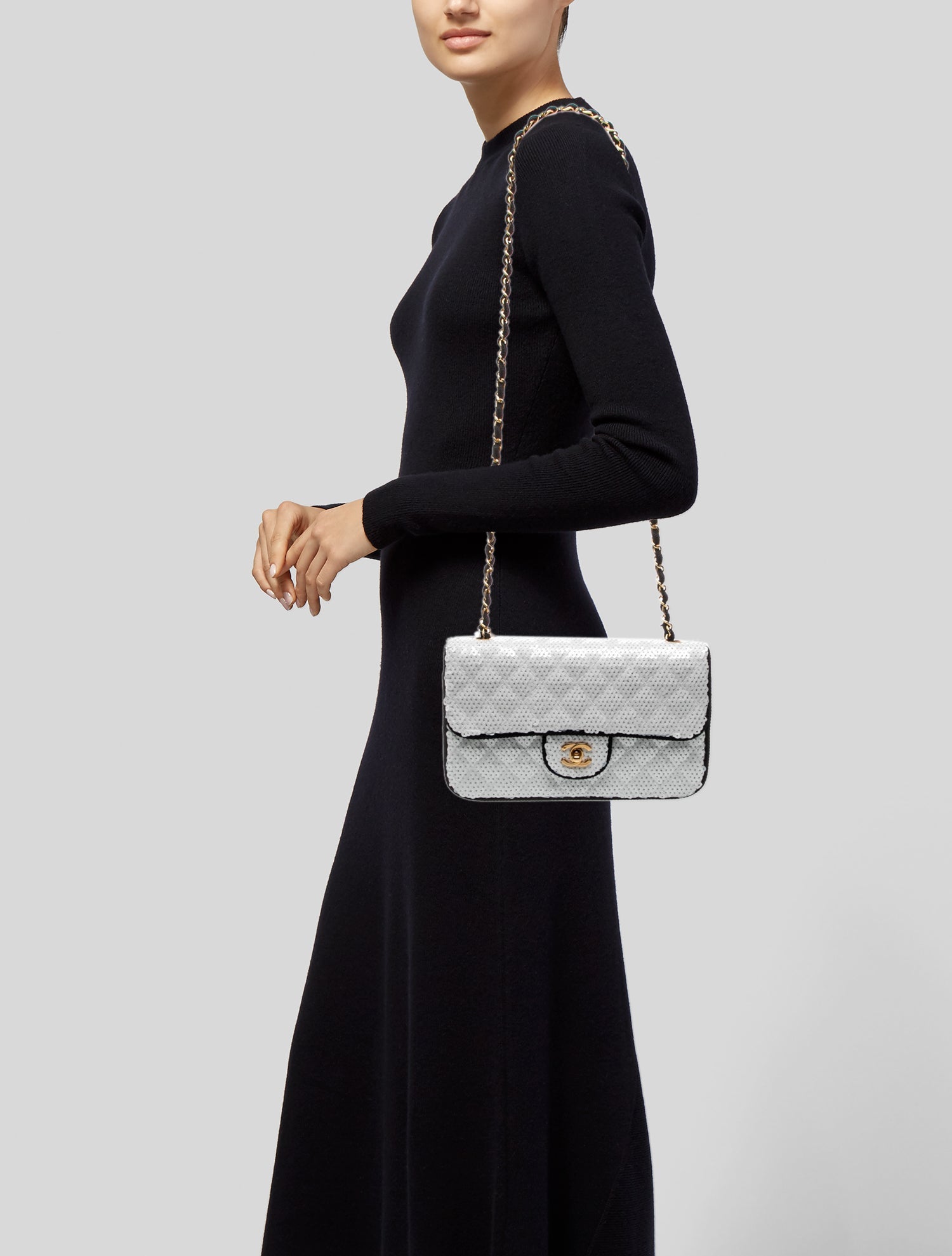 Chanel Medium Sequin Flap Bag