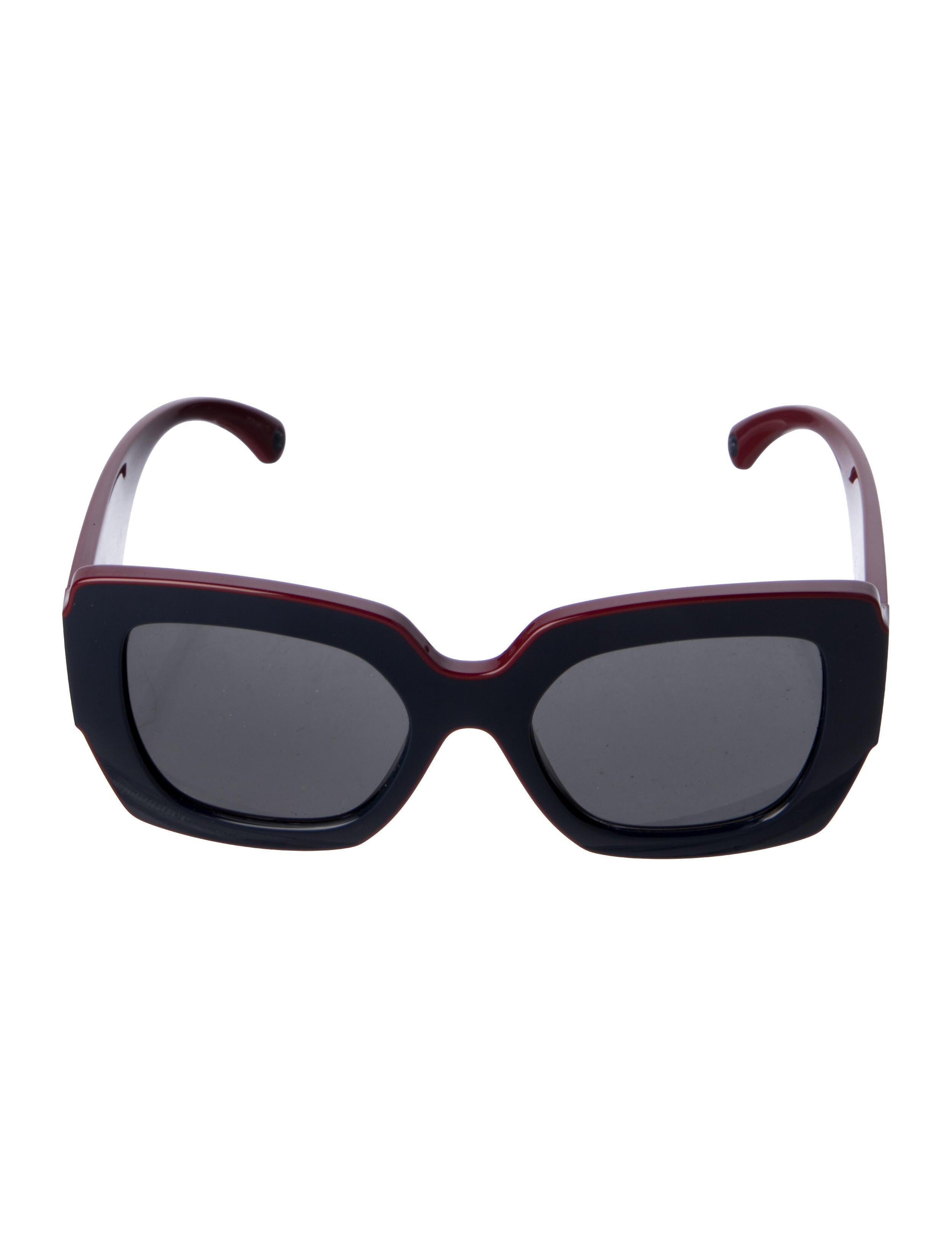 Chanel Interlocking CC Logo Square Sunglasses