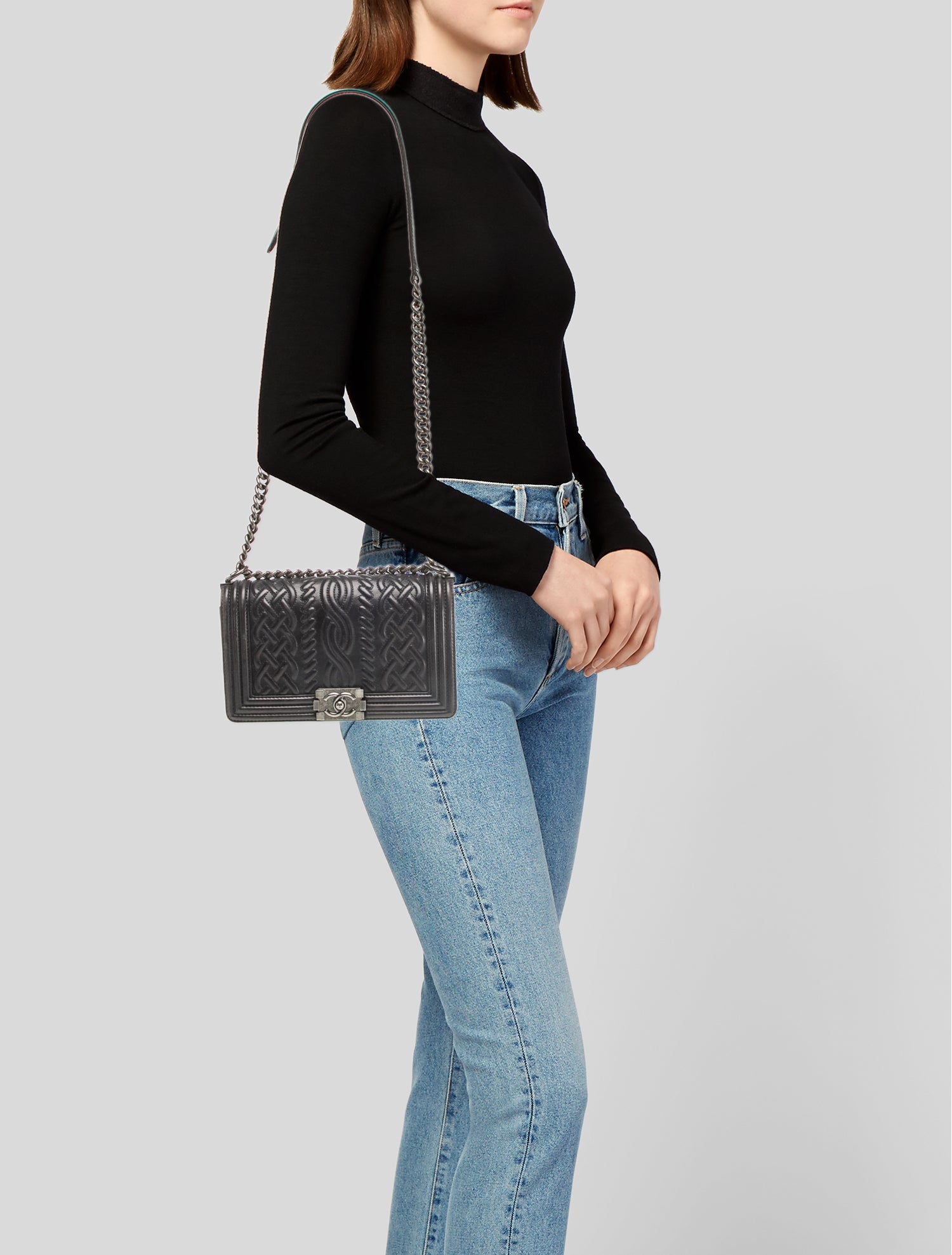 Chanel Paris-Edinburgh Medium Celtic Boy Bag