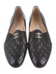 Chanel Quilted CC Loafers