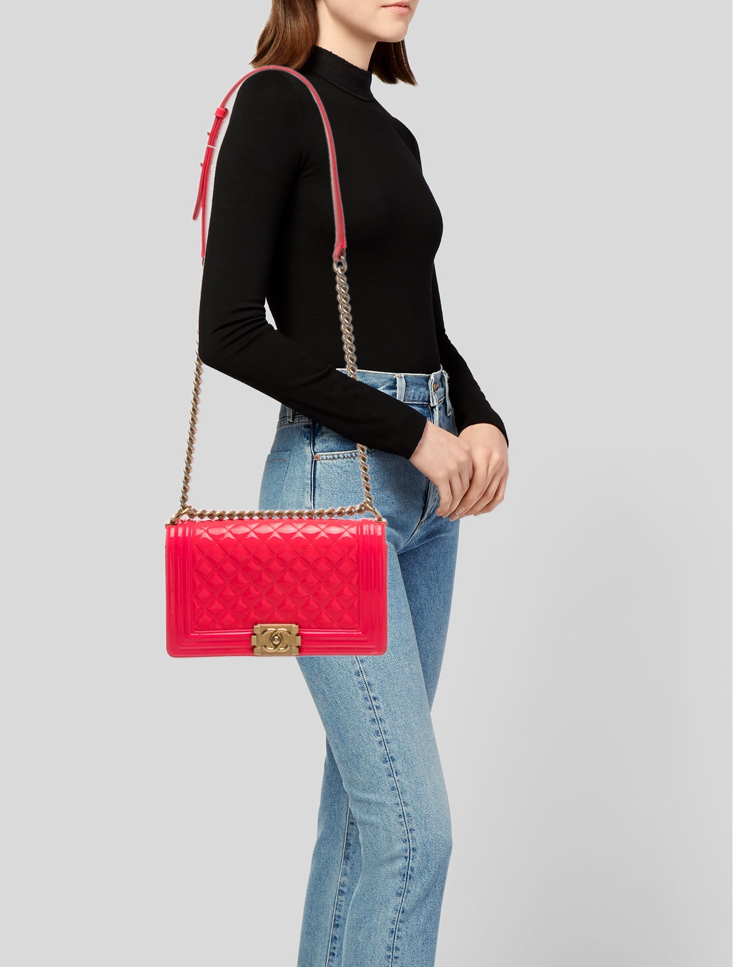 Chanel Paris-Seoul Medium Patent Boy Bag